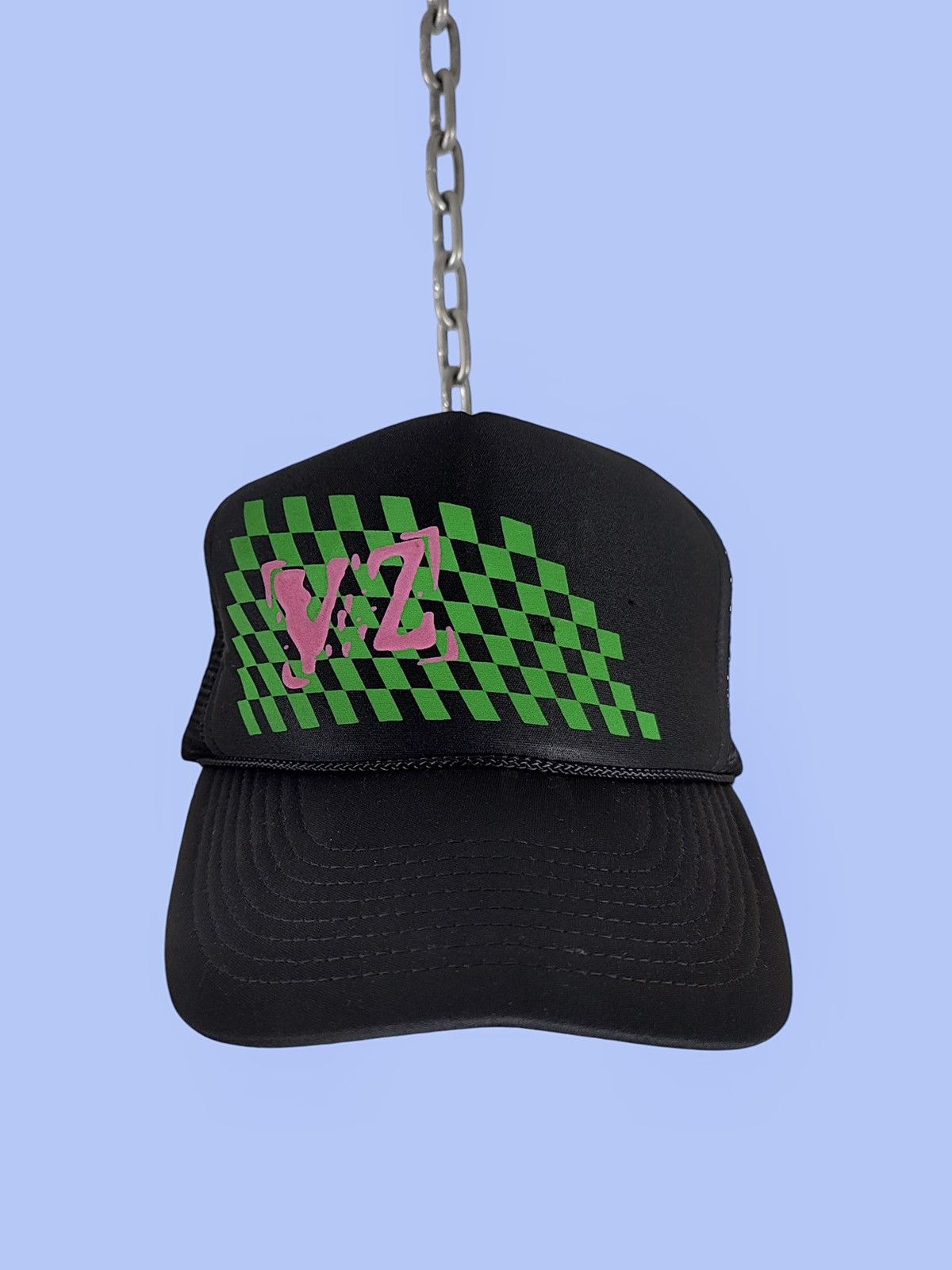 Vintage 80s Vintage Racing Trucker Cap Size ONE SIZE - 4 Thumbnail