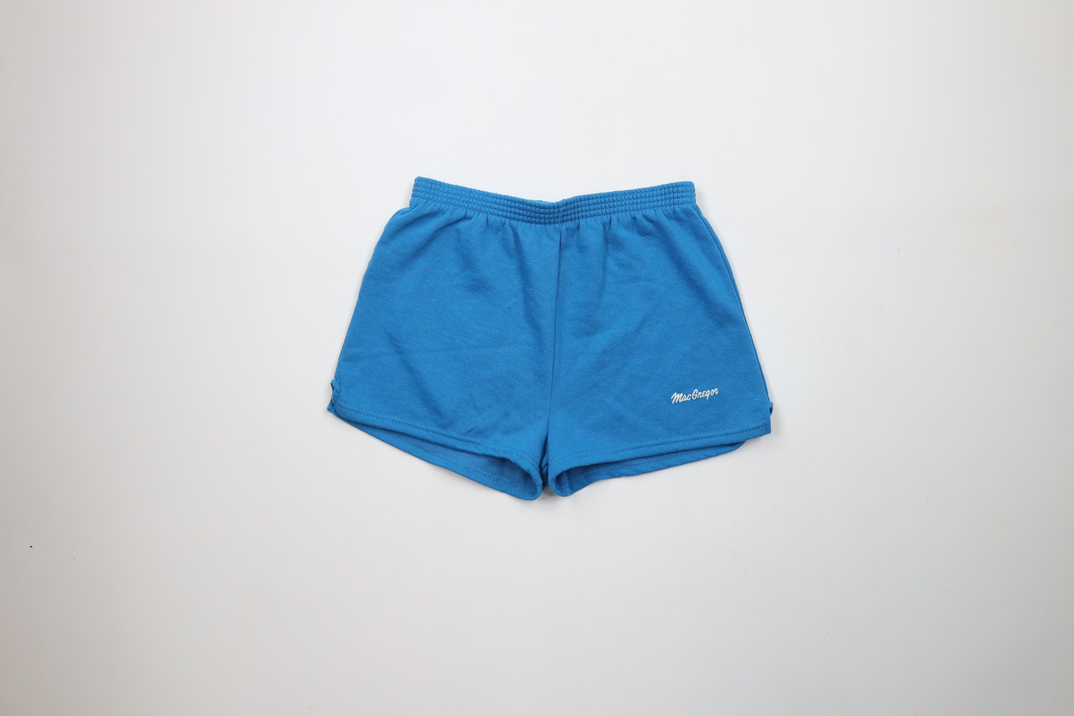 Vintage Vintage 70s 80s MacGregor Sweatpants Booty Shorts Blue USA Size 26" / US 2 / IT 38 - 1 Thumbnail
