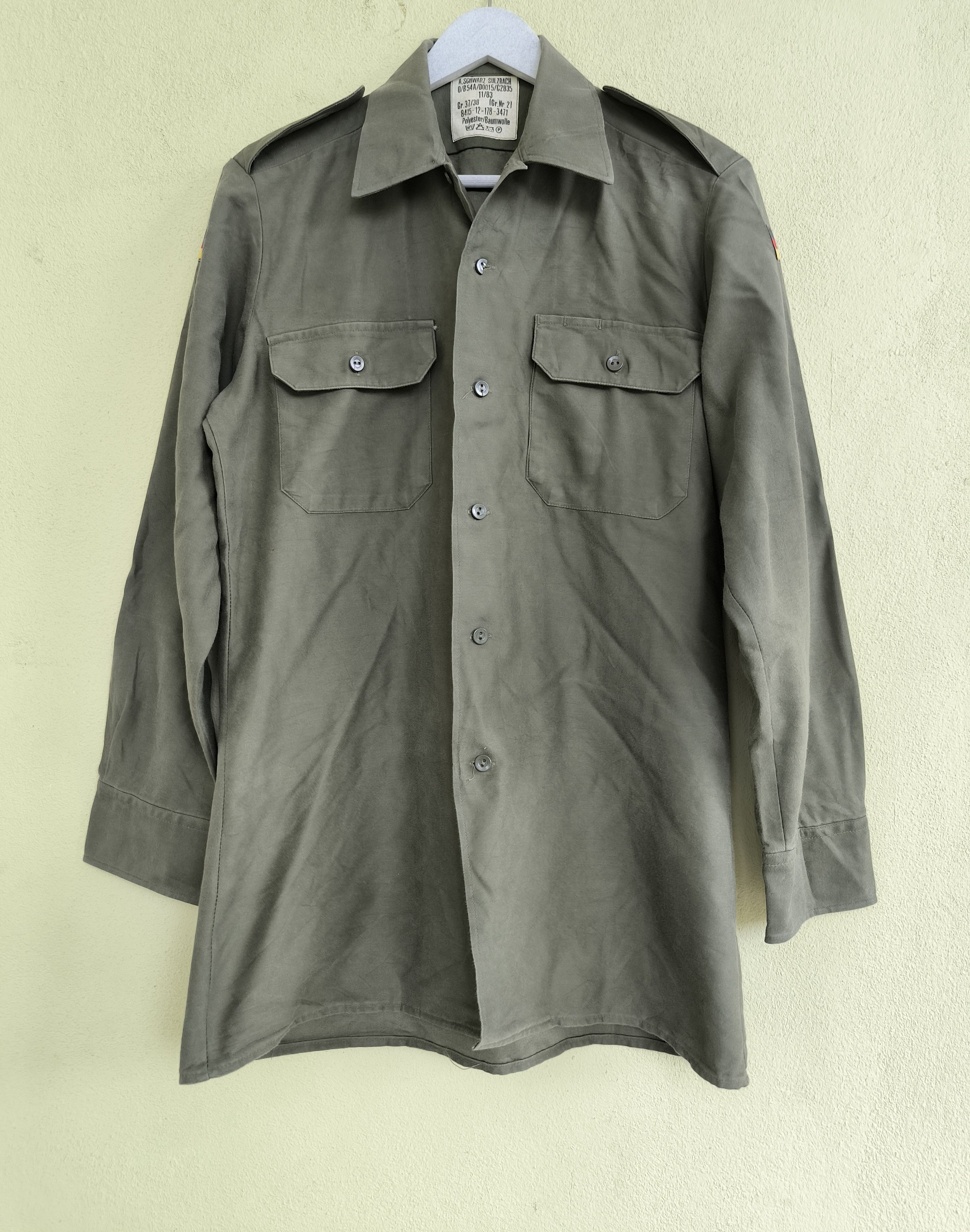Vintage Vtg GERMANY military field jacket Size US M / EU 48-50 / 2 - 2 Thumbnail