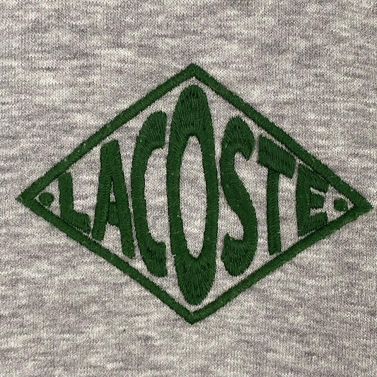 Lacoste × Vintage Vintage Lacoste Hoodie Small Logo Embroidered Gray Size US M / EU 48-50 / 2 - 9 Thumbnail