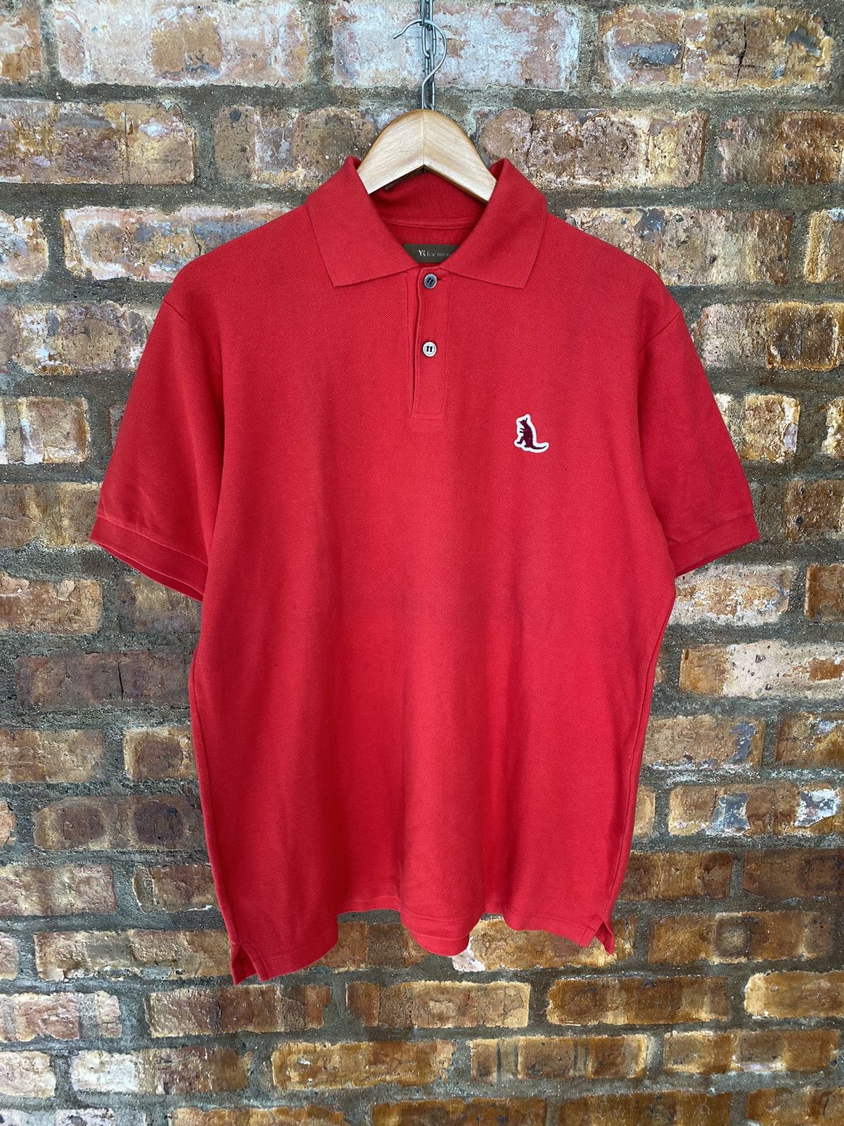Yohji Yamamoto SS2001 Yohji Yamamoto YS for Men Godzilla polo Size US L / EU 52-54 / 3 - 3 Thumbnail