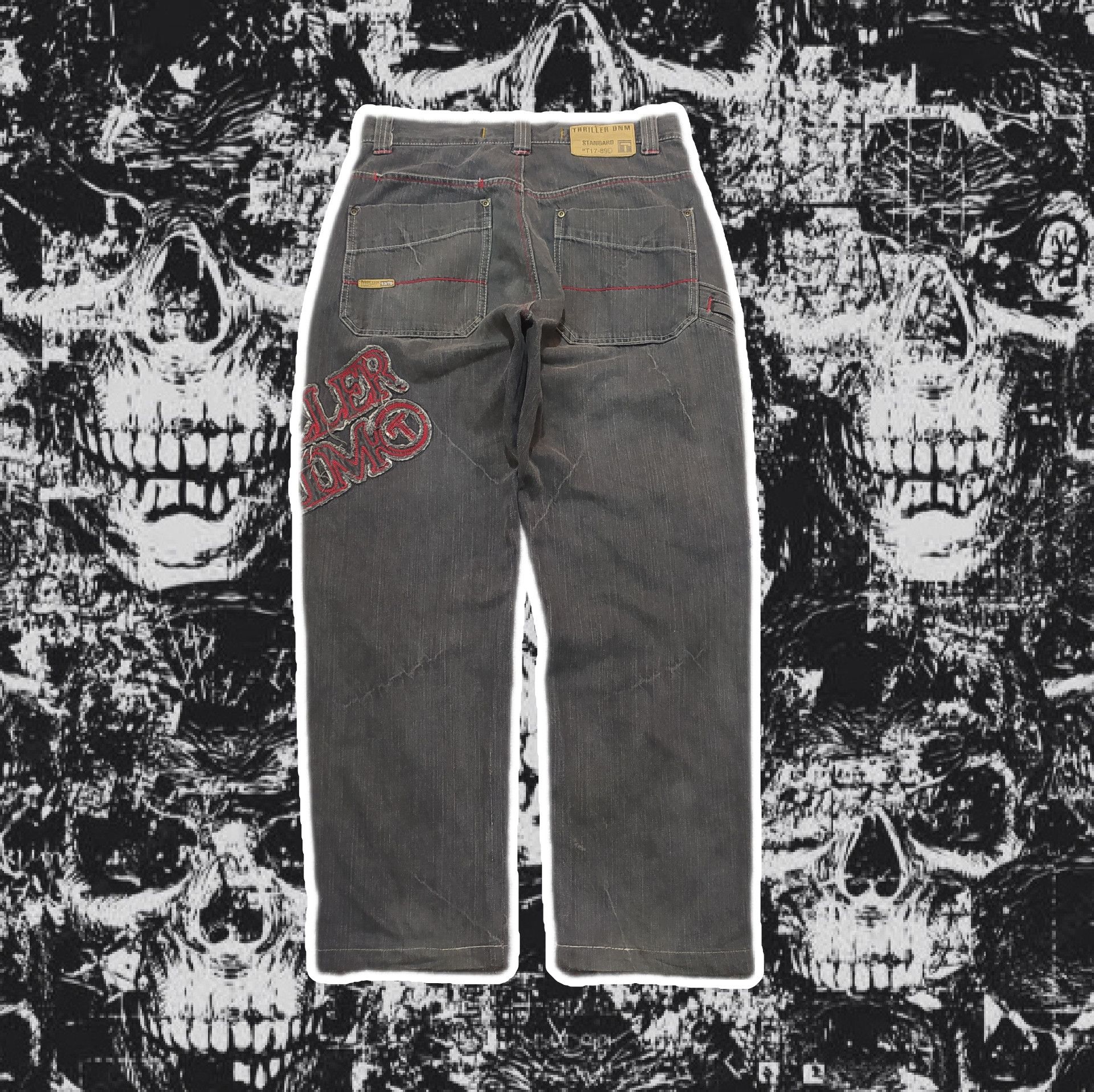 Japanese Brand THRILLER DENIM WASHED BLACK Size US 32 / EU 48 - 2 Thumbnail
