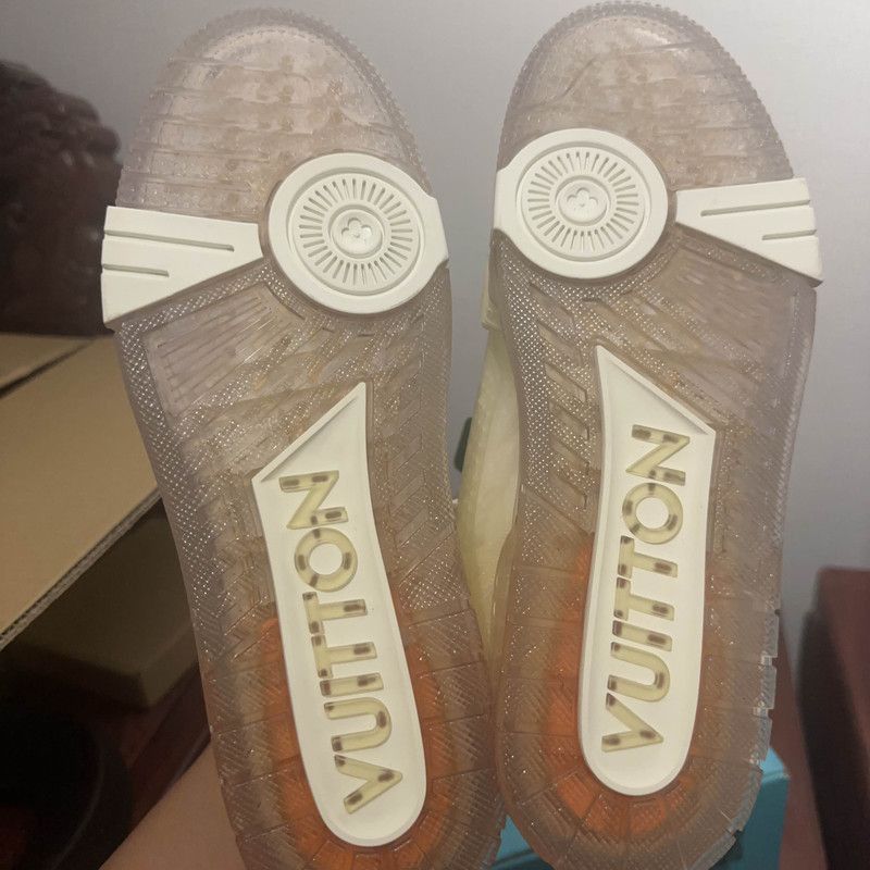 Louis Vuitton Louis Vuitton Transparent Logo Fashion Sneakers -2508 Size US 8.5 / EU 41-42 - 4 Thumbnail