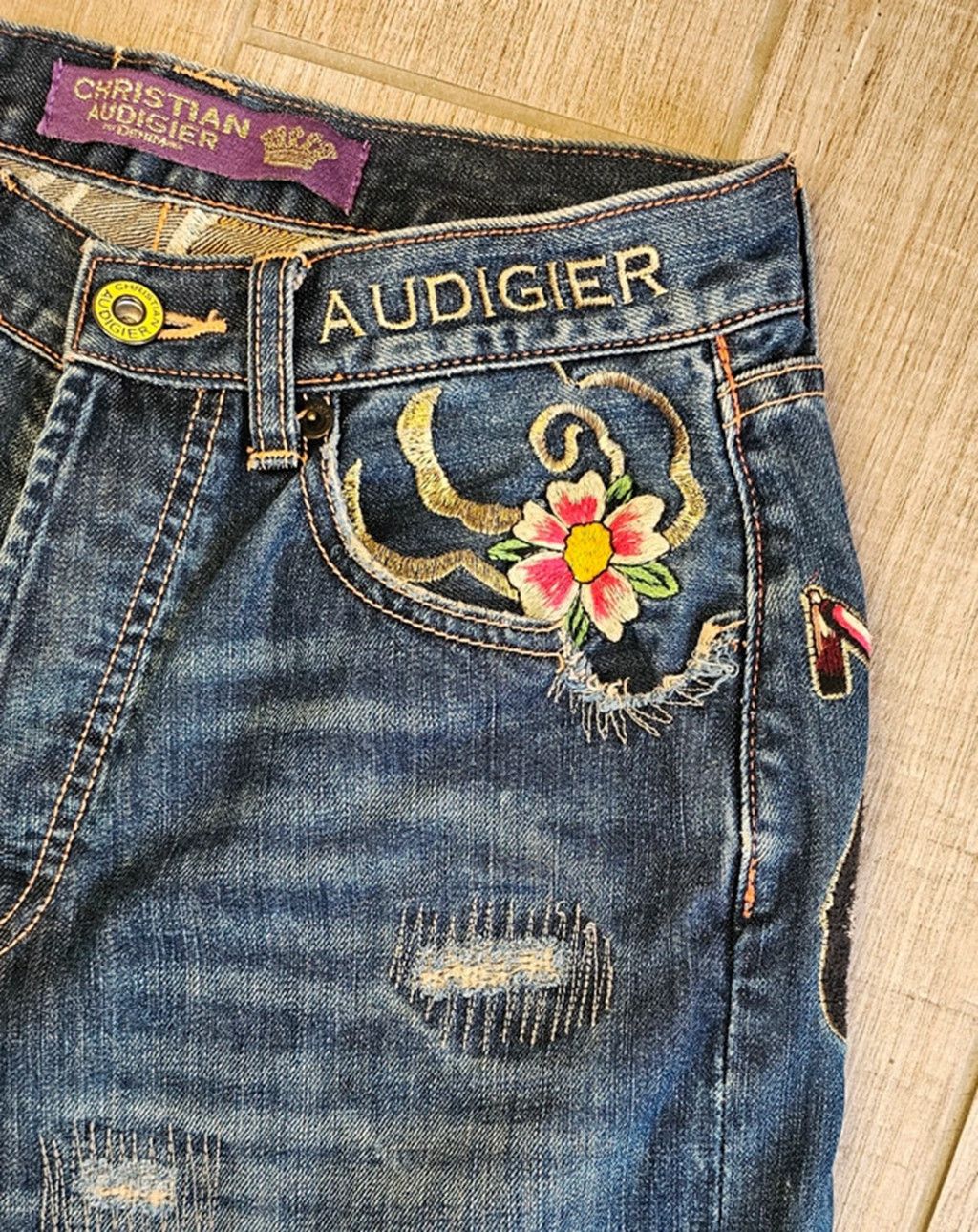 Christian Audigier Christian Audigier Baggy Jeans Size US 30 / EU 46 - 5 Thumbnail