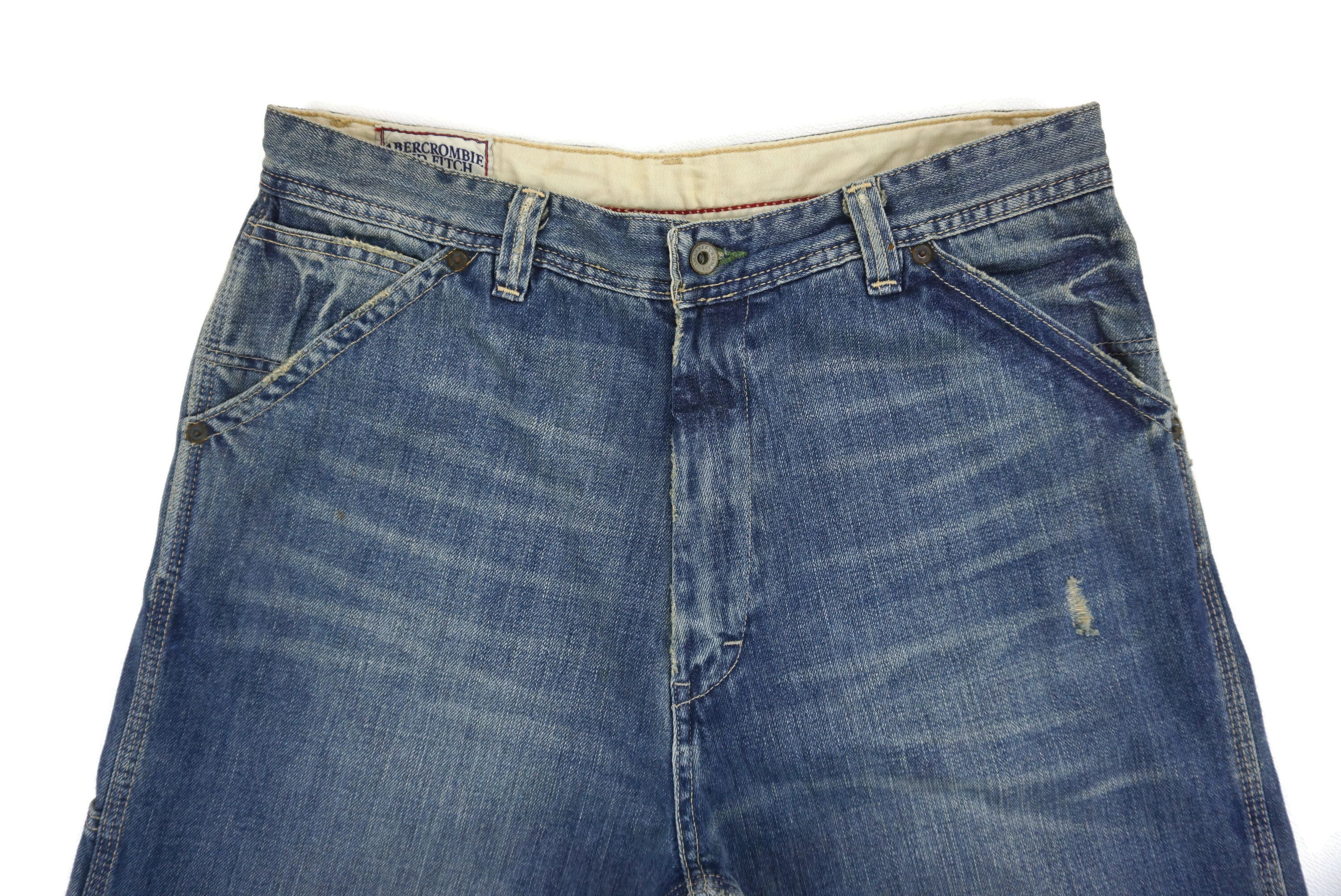 Abercrombie & Fitch Baggy Carpenter fits W35xL31 Abercrombie Workwear Jeans Size US 32 / EU 48 - 3 Thumbnail