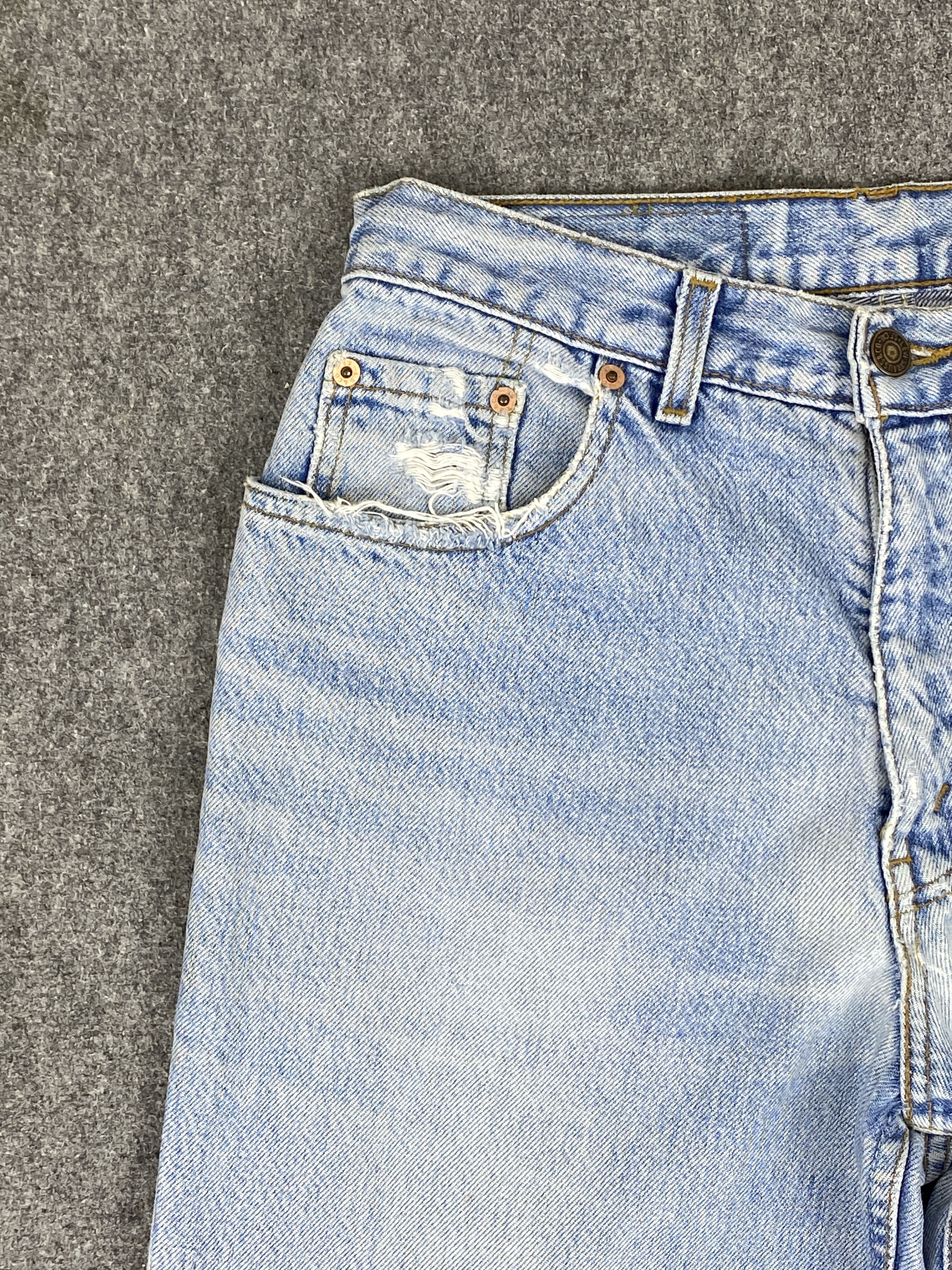 Levi's Vintage 90s Levis Orange Tab Splatter Painter Jeans S0025 Size US 28 / EU 44 - 7 Thumbnail