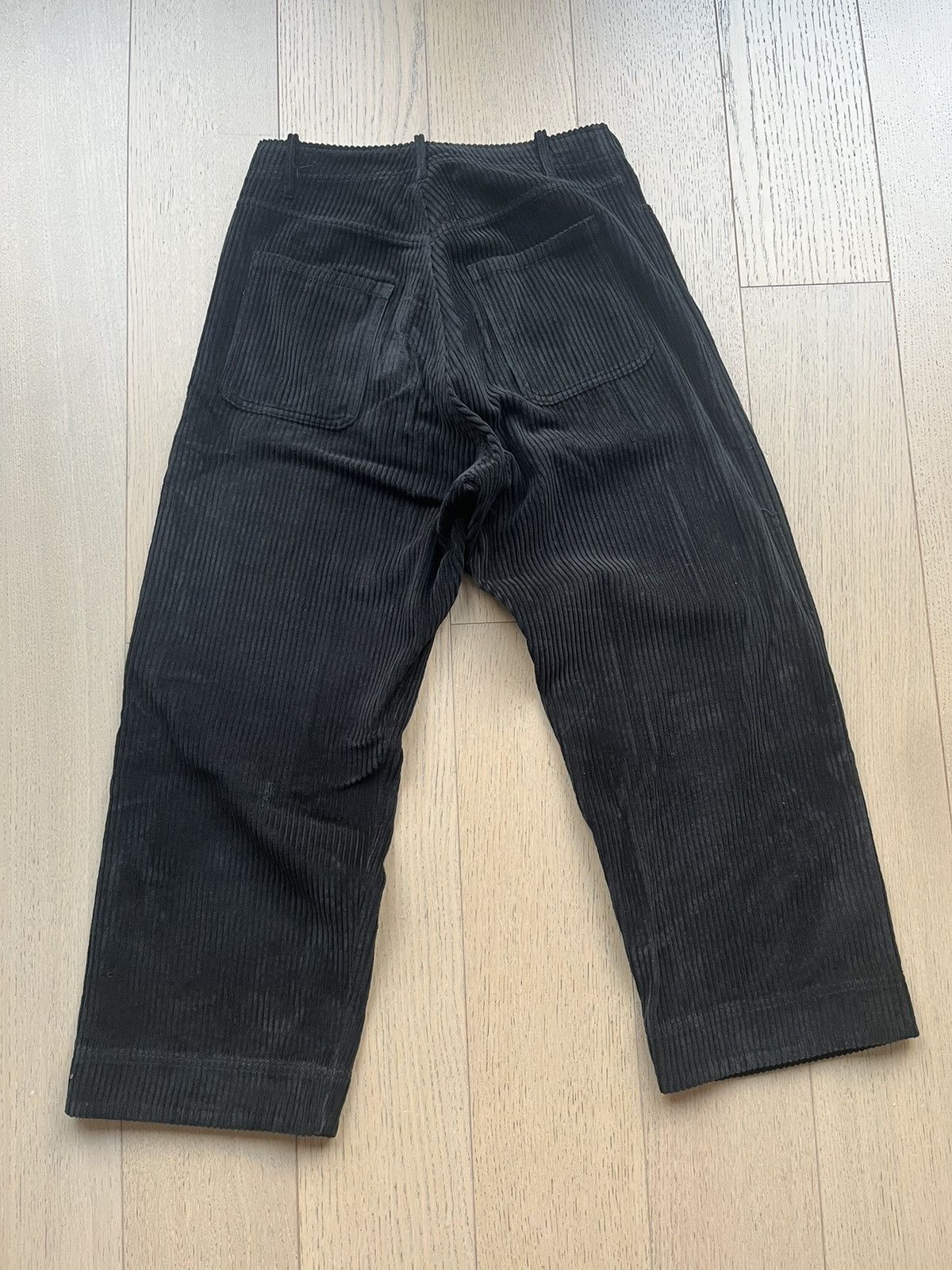 Jan Jan Van Essche Jan Jan Van Essche black O project corduroy pants Size US 28 / EU 44 - 4 Thumbnail