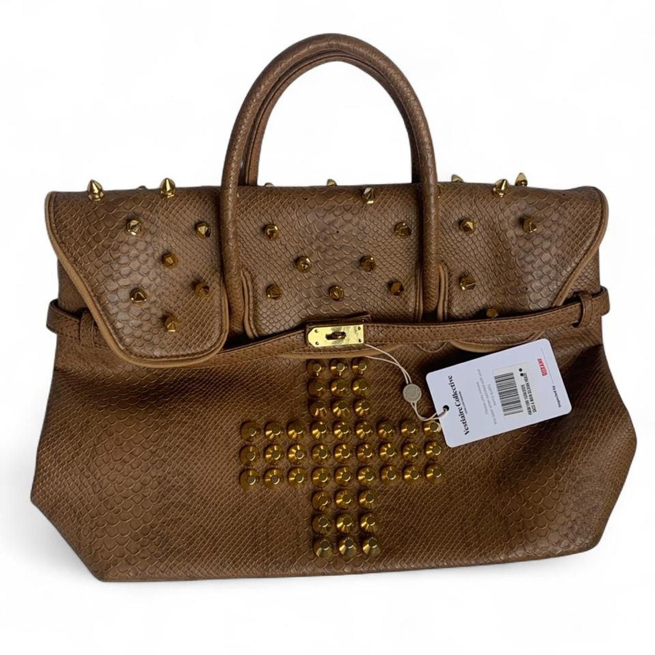 Other Vintage Snakeskin Cross Firkin Bag Size ONE SIZE - 1 Thumbnail