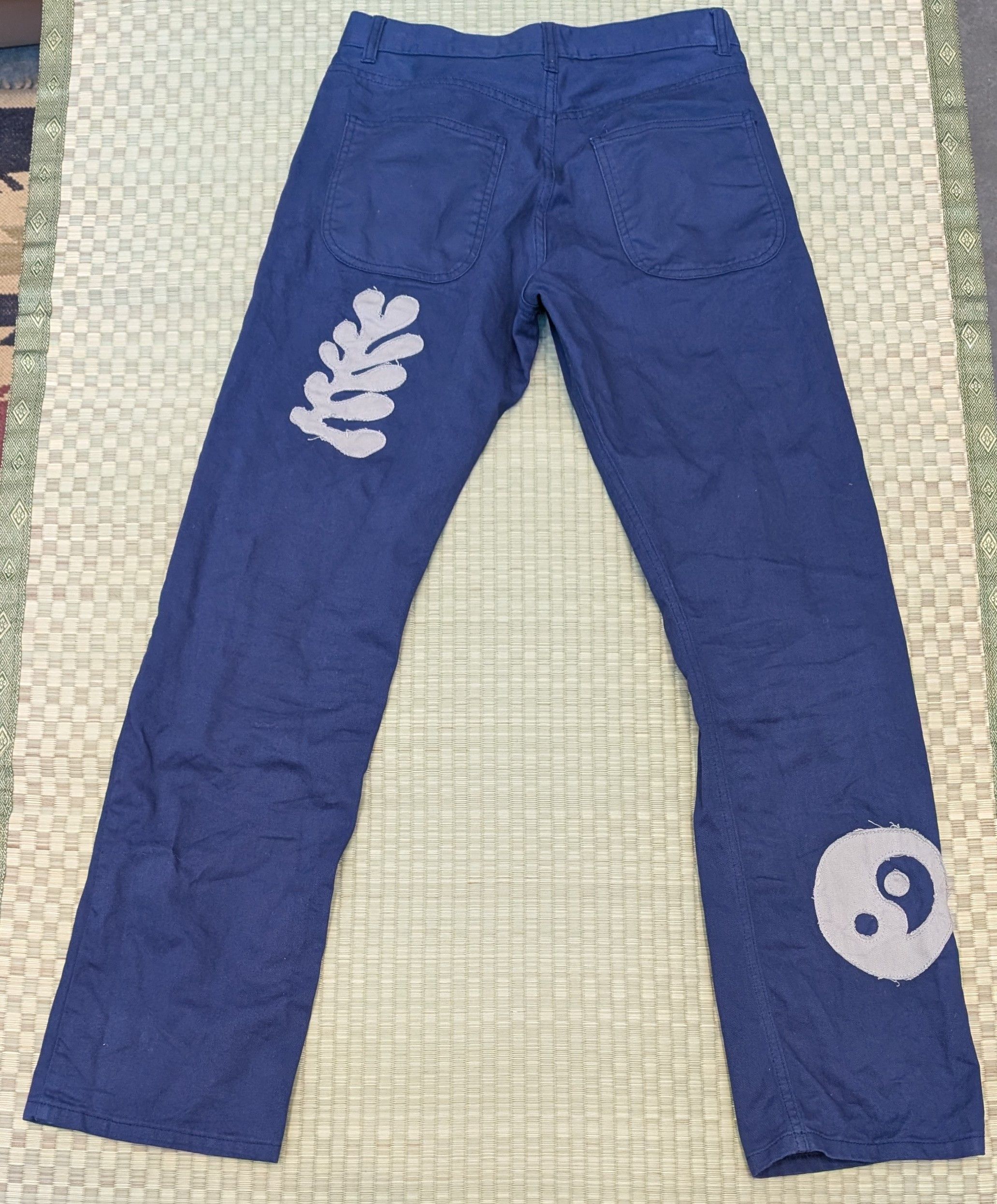 Carne Bollente Carne Bollente Only Love! Navy Trousers Made in Portugal Size US 28 / EU 44 - 2 Thumbnail