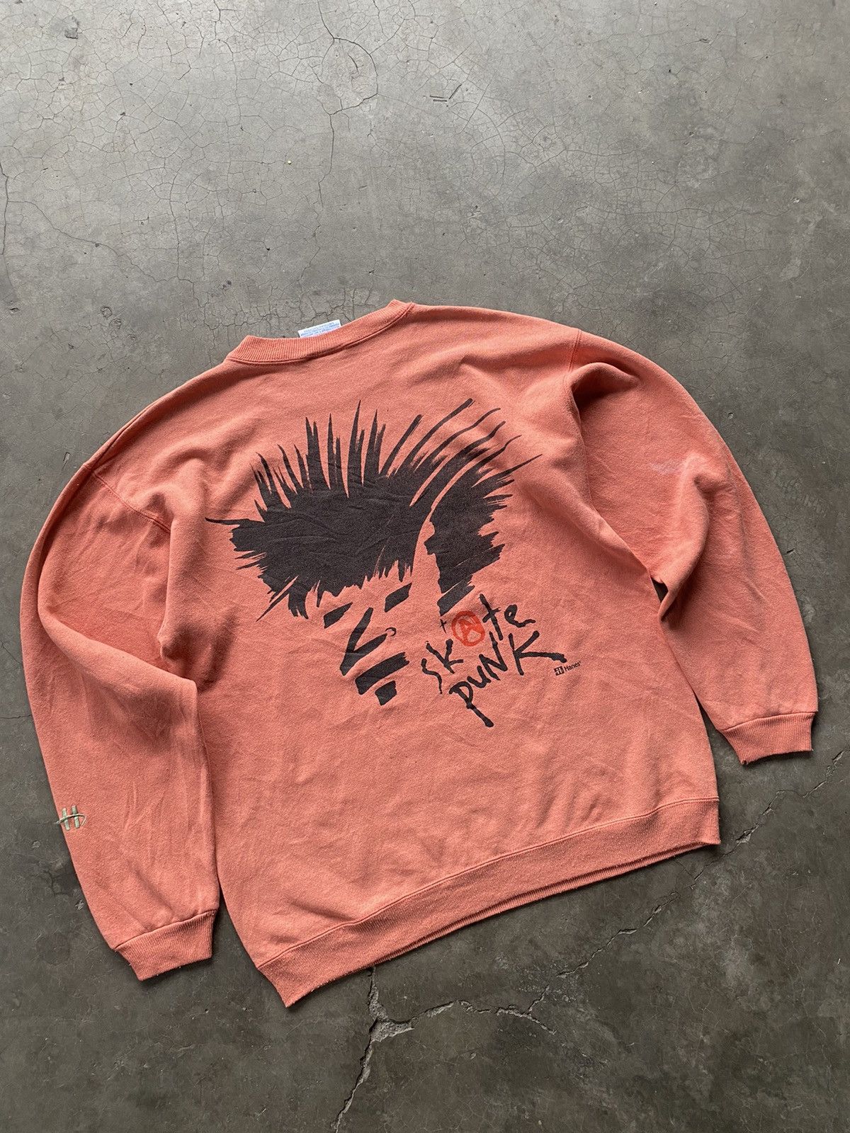 Vintage Vintage 80’s Hanes Skate Punk Size US M / EU 48-50 / 2 - 1 Thumbnail
