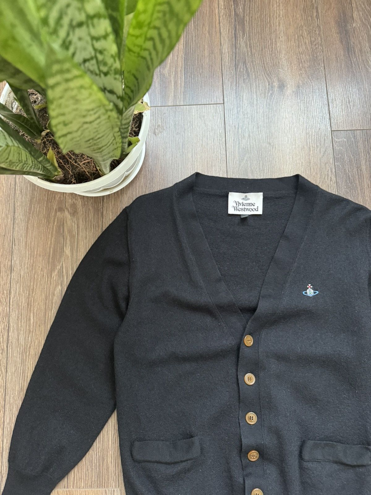 Vivienne Westwood Vivienne Westwood black wool cardigan Size US S / EU 44-46 / 1 - 2 Thumbnail