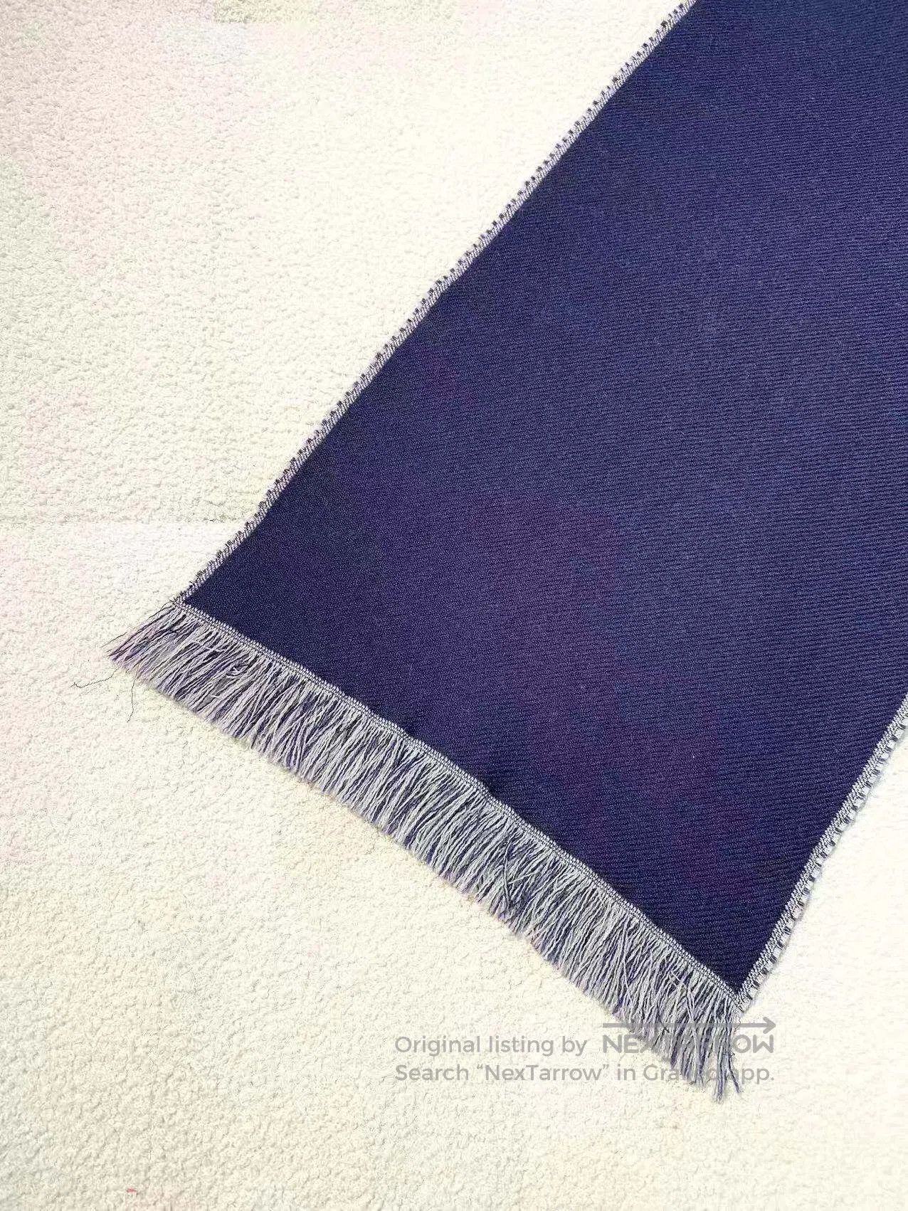 Dior Dior The old flower is full of printed wool fringed scarf| Size ONE SIZE - 6 Thumbnail