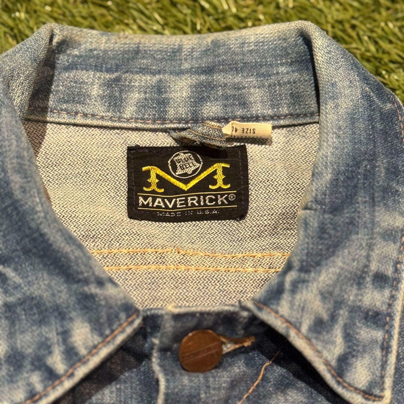 Vintage 1970s Blue Bell Maverick Denim Jacket Size M / US 6-8 / IT 42-44 - 3 Thumbnail