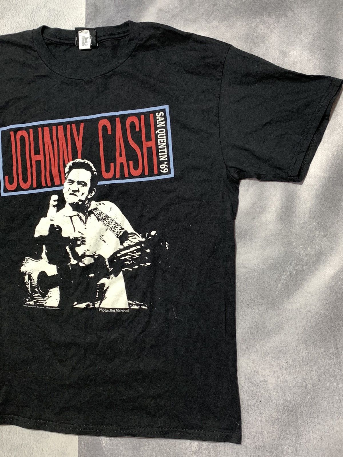 Other Vintage Y2K Johnny Cash band tee big logo streetwear size L Size US L / EU 52-54 / 3 - 3 Thumbnail