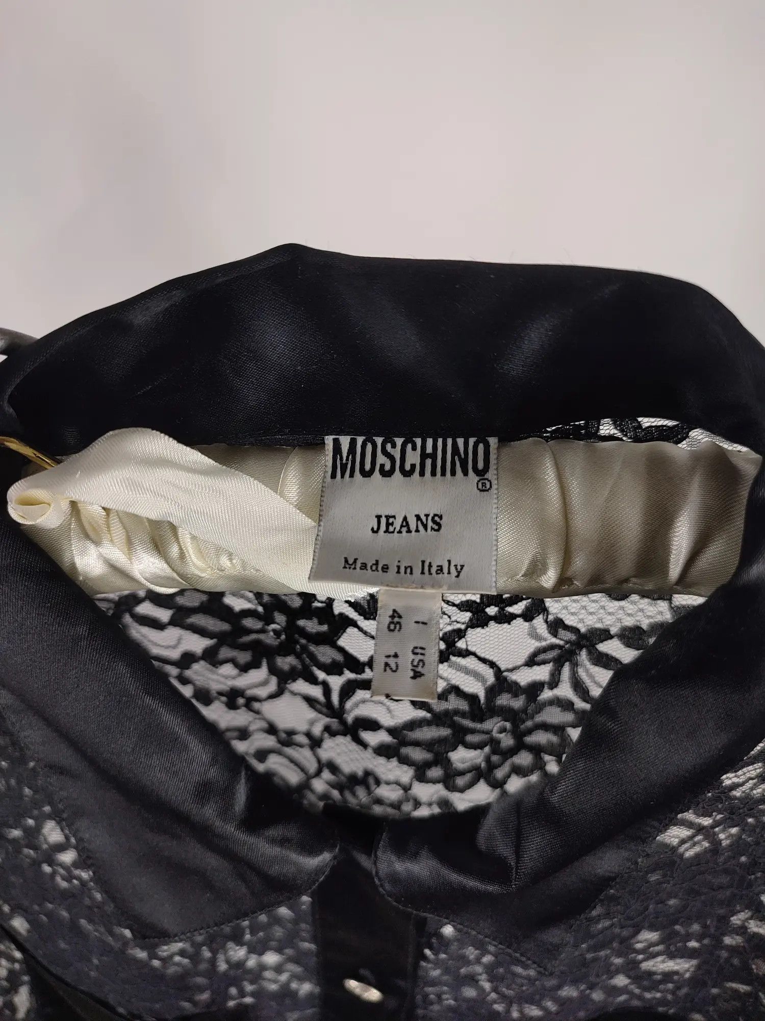 Love Moschino × Moschino Love Moschino Lace Flower Vintage Blouse Shirt Size L / US 10 / IT 46 - 13 Thumbnail