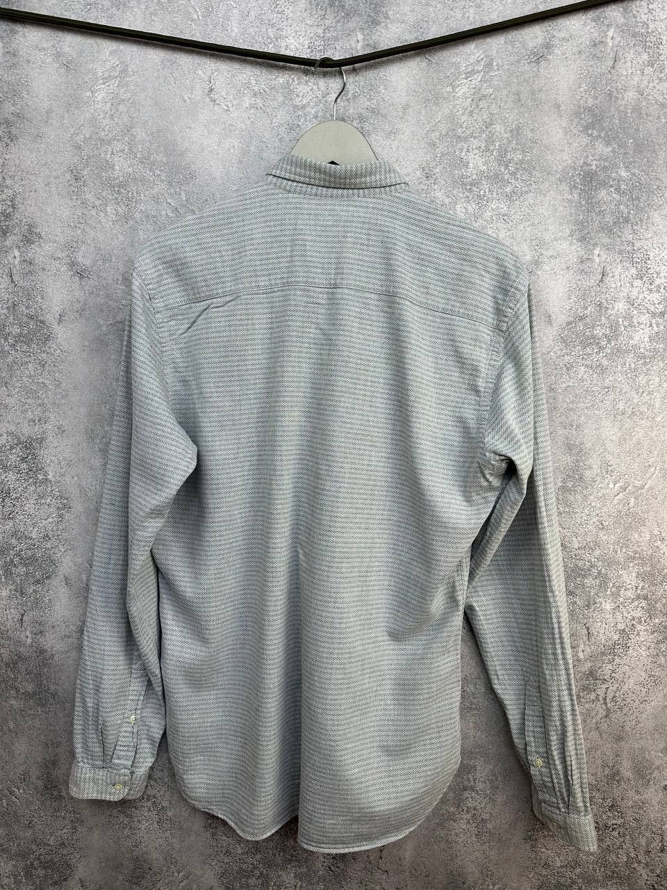 Oliver Spencer Oliver Spencer Zigzag Textured Cotton Shirt Button Up LS Size US L / EU 52-54 / 3 - 2 Thumbnail