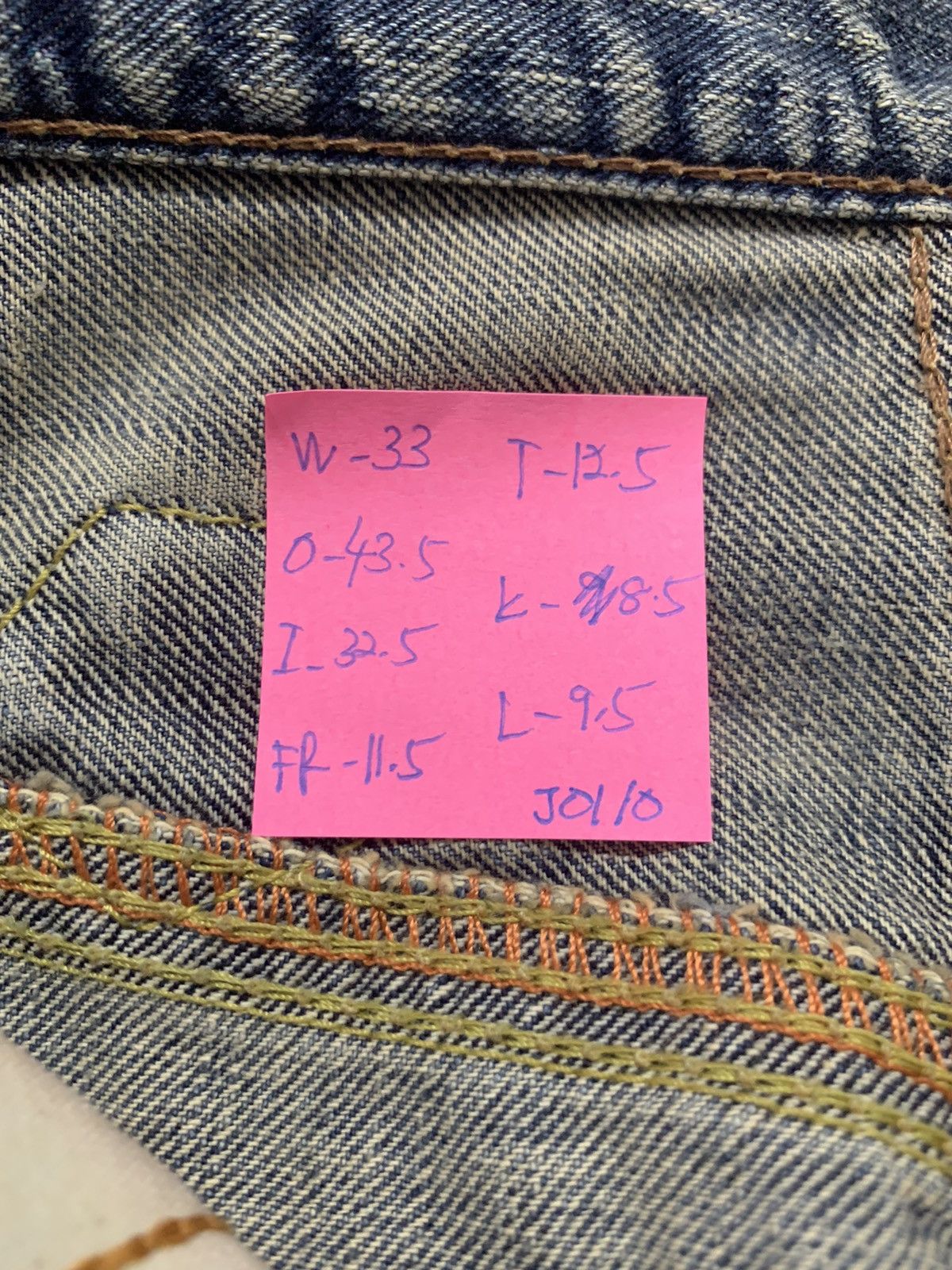 Japanese Brand Edwin XVS Buckle Back Flare Japanese Denim Archive Jeans Size US 33 - 20 Thumbnail