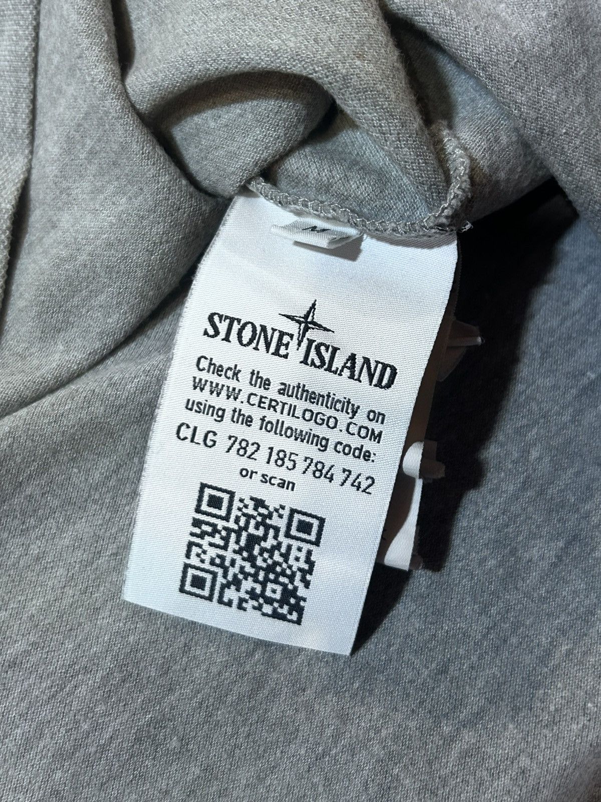 Stone Island Stone Island Slim Fit Polo Shirt – Grey Authentic Piece Size US M / EU 48-50 / 2 - 7 Thumbnail
