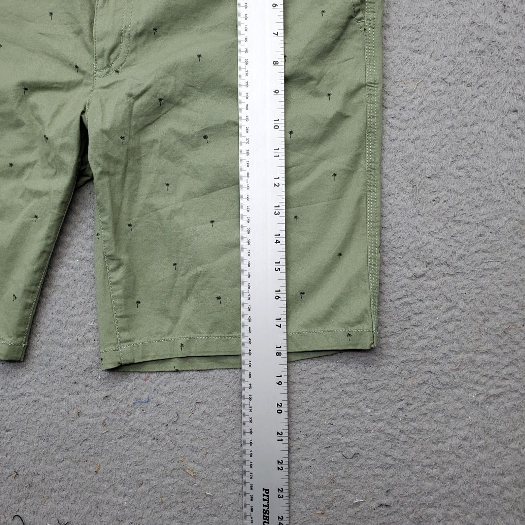 PD&C PD&C Chino Shorts Womens 32 Palm Trees Stretch Outdoor Zip Fly 9" Inseam Size 24" / US 00 / IT 34 - 5 Thumbnail