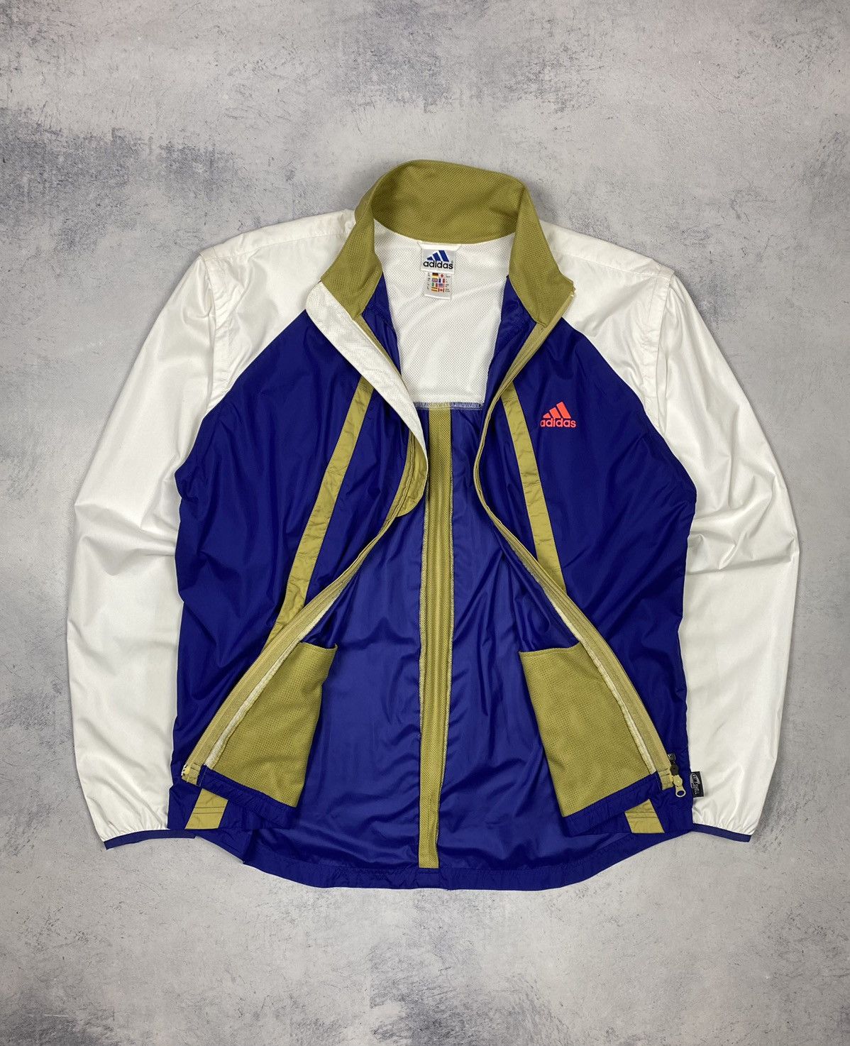 Adidas Vintage 90s Adidas Equipment Nylon Jacket Vest Transformer Size US XL / EU 56 / 4 - 3 Thumbnail