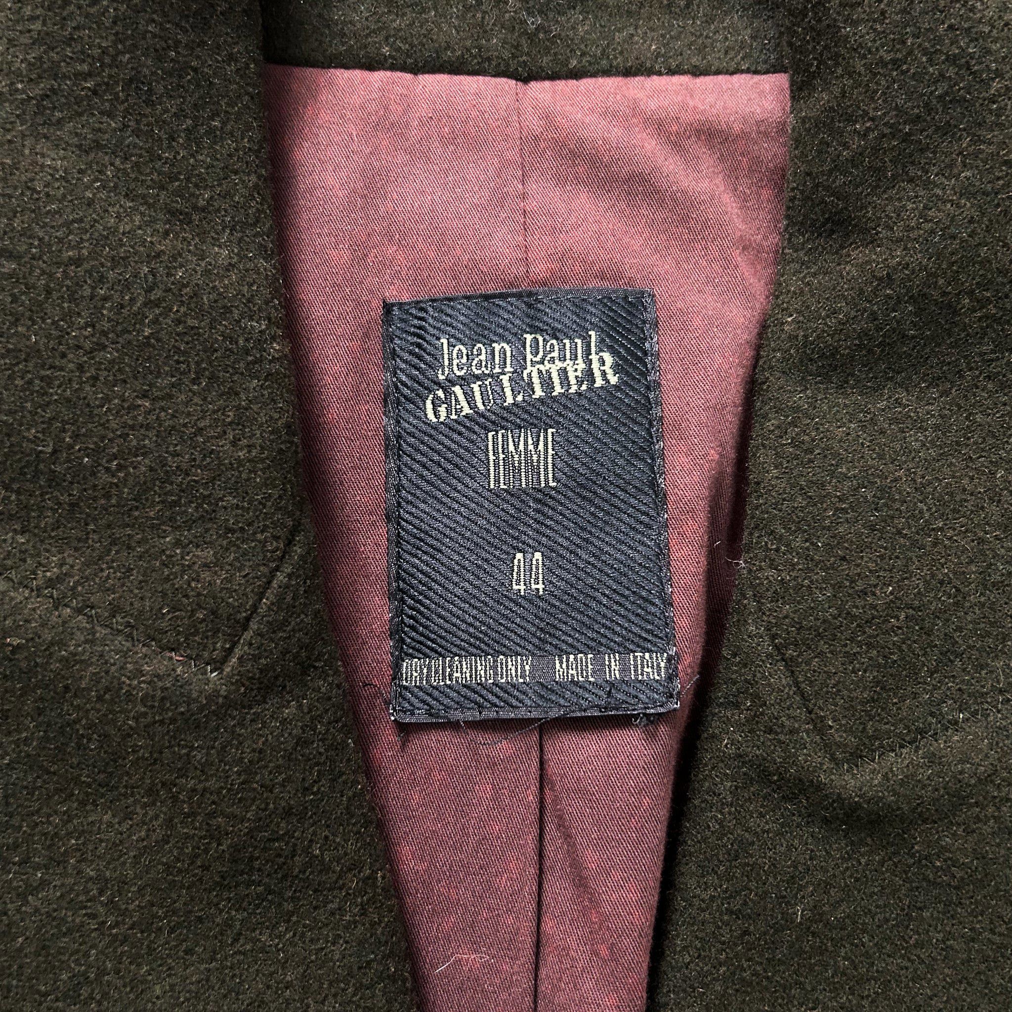 Jean Paul Gaultier Jean Paul Gaultier Femme Double Breasted Blazer Vest Size L / US 10 / IT 46 - 4 Thumbnail