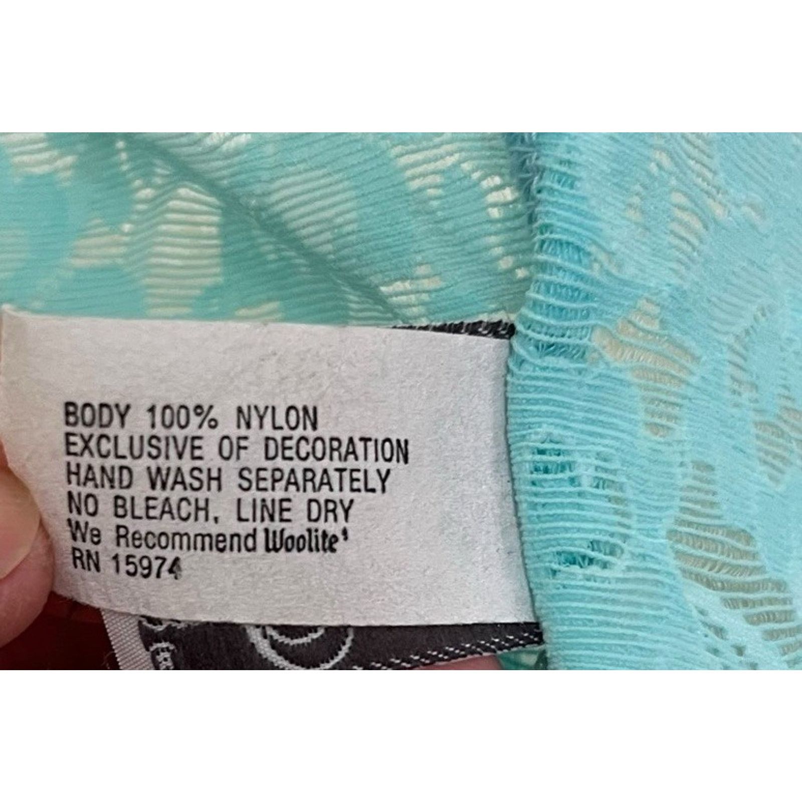 Vintage Alana Gale | Vintage Aqua Blue French Cut Panties Bralette Size ONE SIZE - 6 Thumbnail