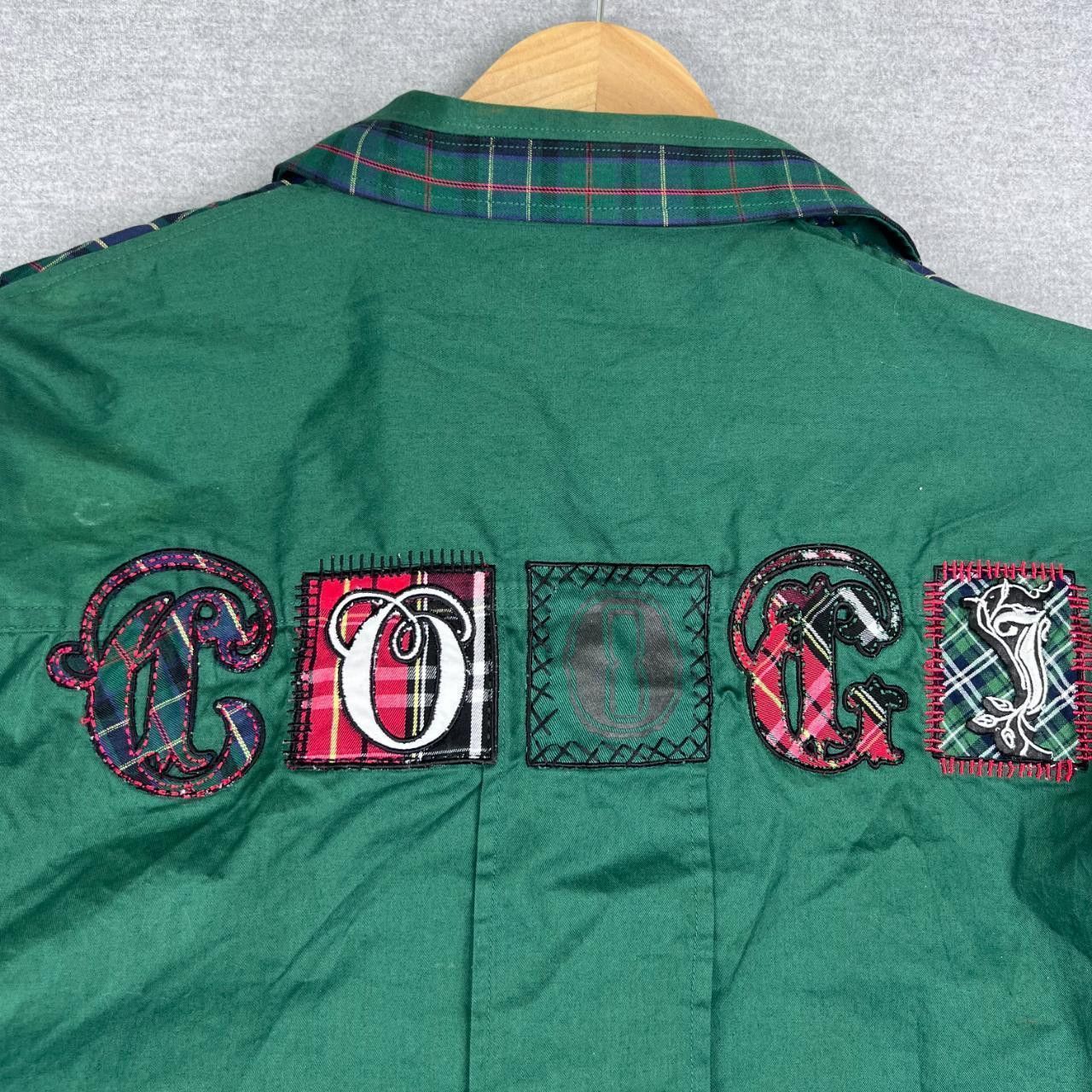 Coogi Vintage COOGI Shirt Mens XL Green Long Sleeve Button Up Size US XL / EU 56 / 4 - 2 Thumbnail