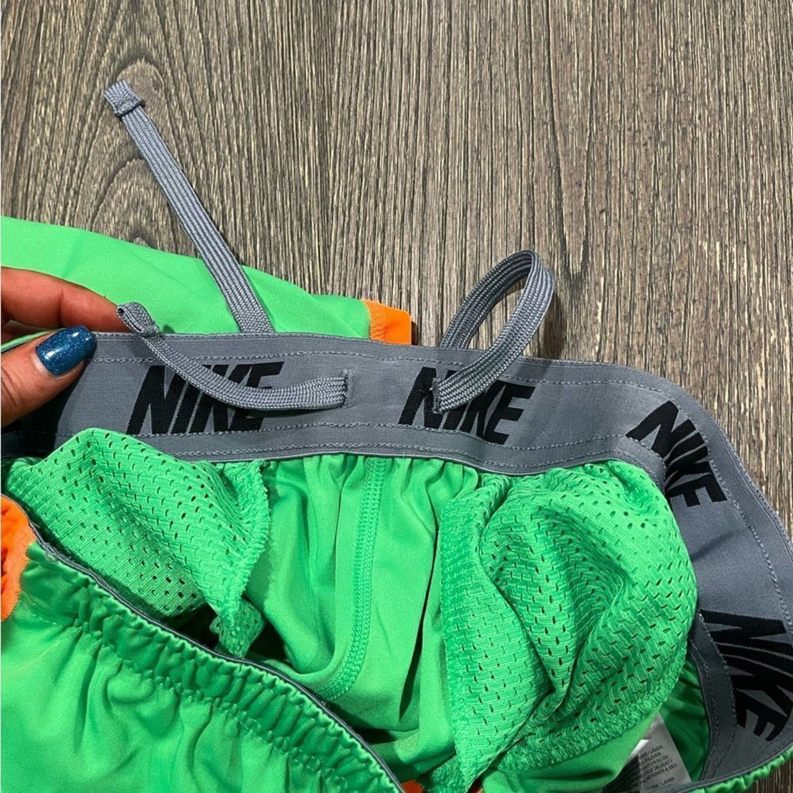 Nike Nike Dri-Fit Men's Basketball Shorts Drawstring Green Size M Size US 32 / EU 48 - 5 Thumbnail