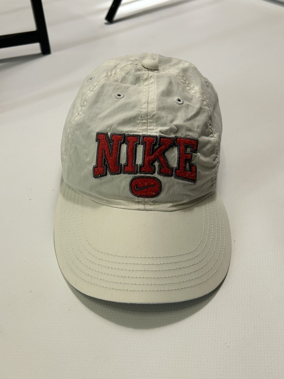 Nike × Vintage Nike Vintage Cap Large Logo Size ONE SIZE - 3 Thumbnail