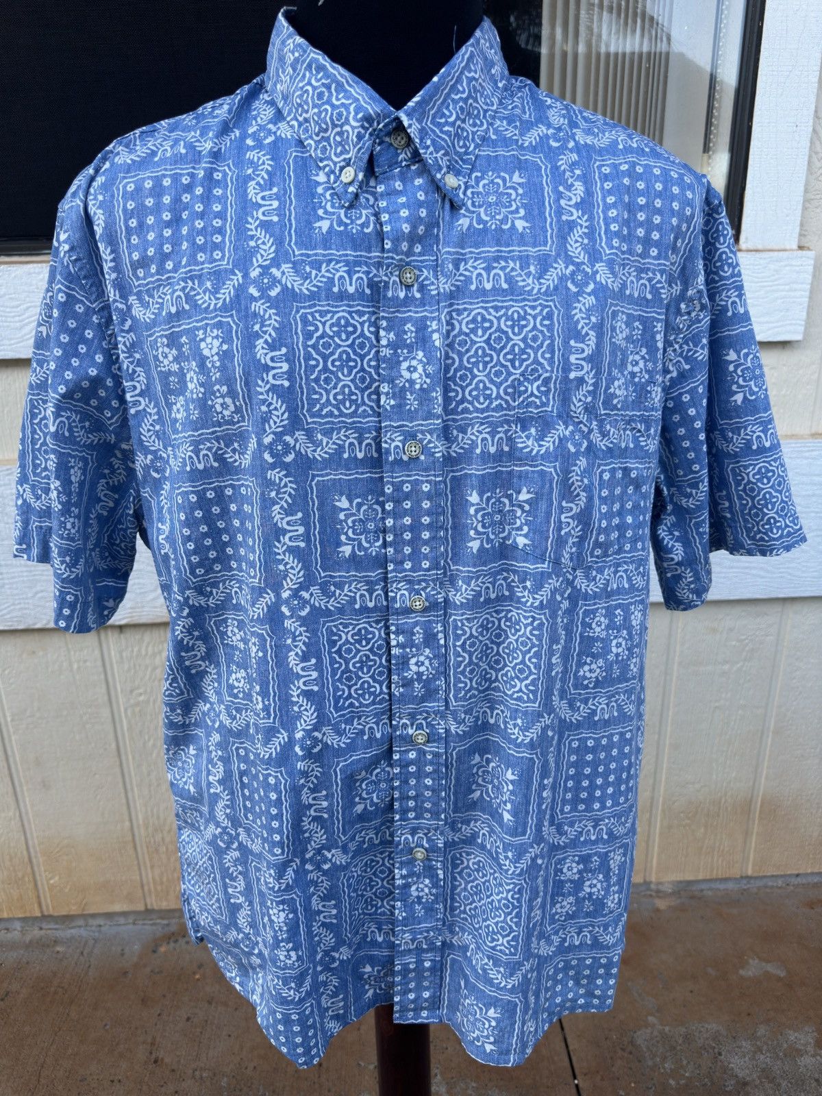 Reyn Spooner PreOwned Reyn Spooner Hawaiian Print Blue Men's XL Size US XL / EU 56 / 4 - 1 Thumbnail