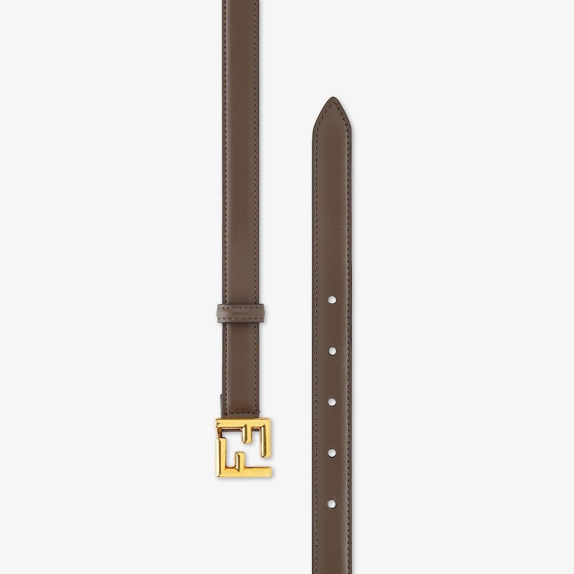 Fendi o1s1wg111224 Size: OS / FF Logo Belt in Brown Size ONE SIZE - 2 Thumbnail