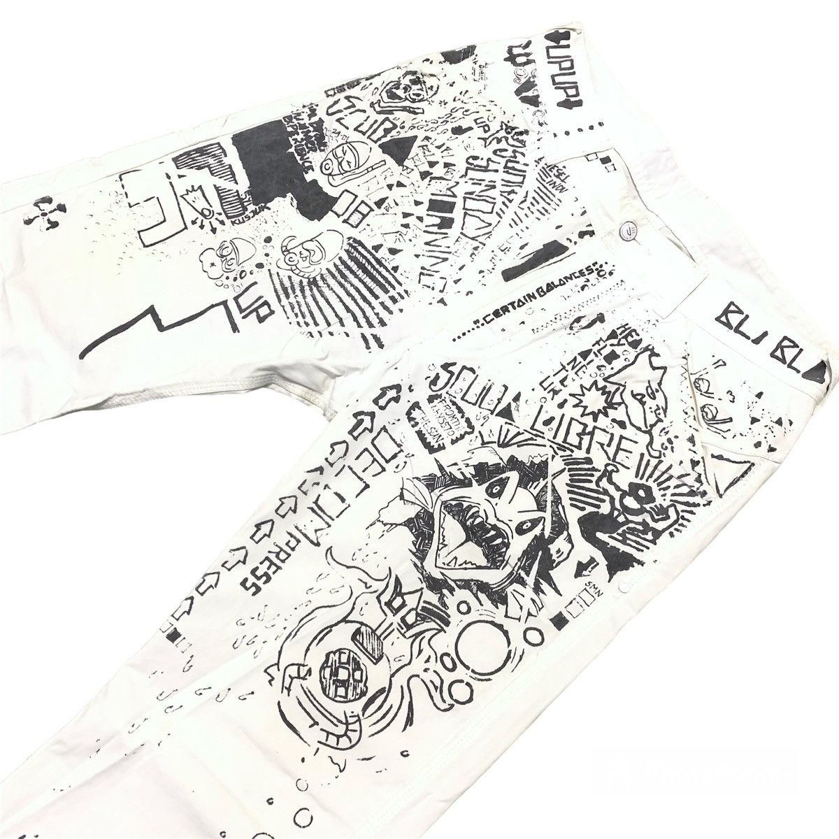 Diesel Jeans Full Printed Scuba Sealife Art Jeans