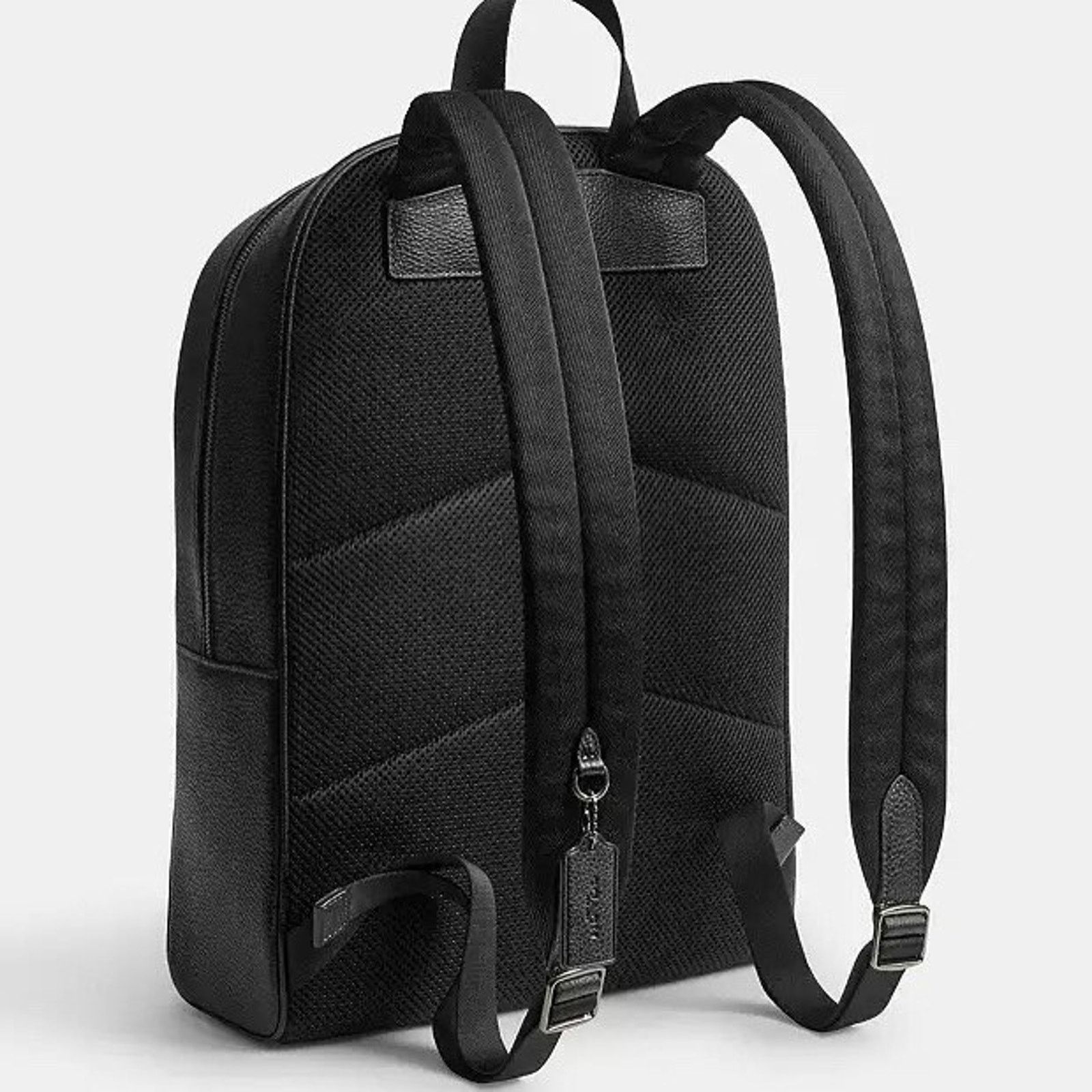 Coach NWT Coach Men's Owen Backpack CAJ66 Leather Gunmetal/Black Size ONE SIZE - 6 Thumbnail