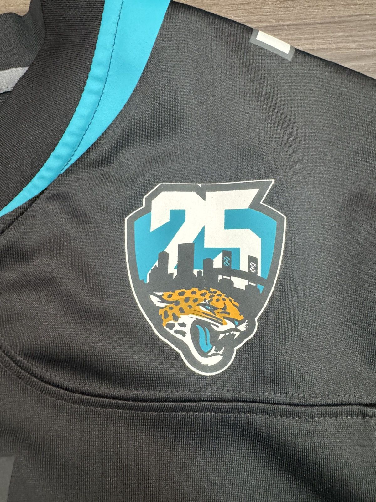 Nike Jacksonville Jaguars Nick Foles #7 NFL 25th Anv Patch Jersey Size US XL / EU 56 / 4 - 4 Thumbnail