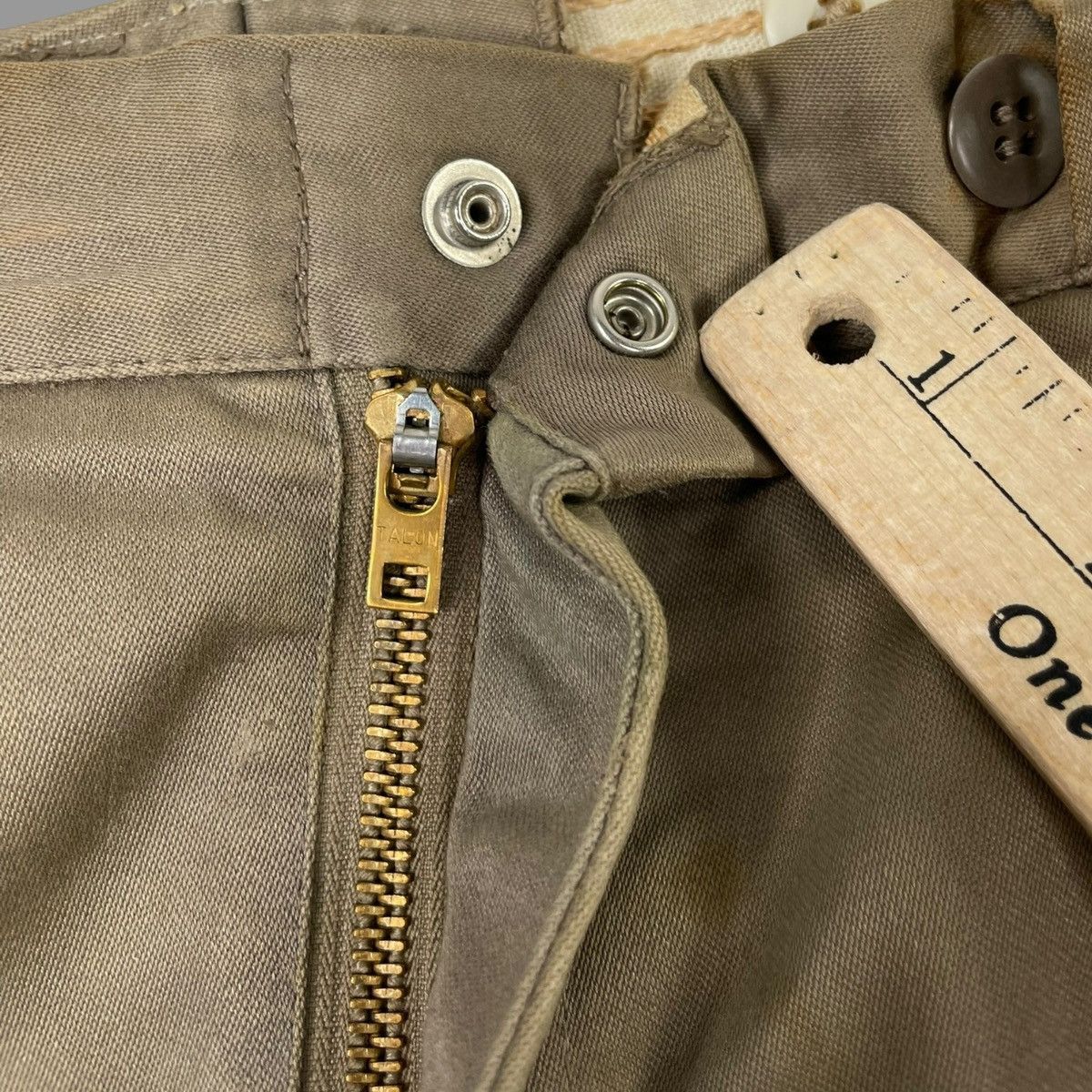 Vintage Vintage 1960s leather double knee hunting pants Size US 35 - 4 Thumbnail