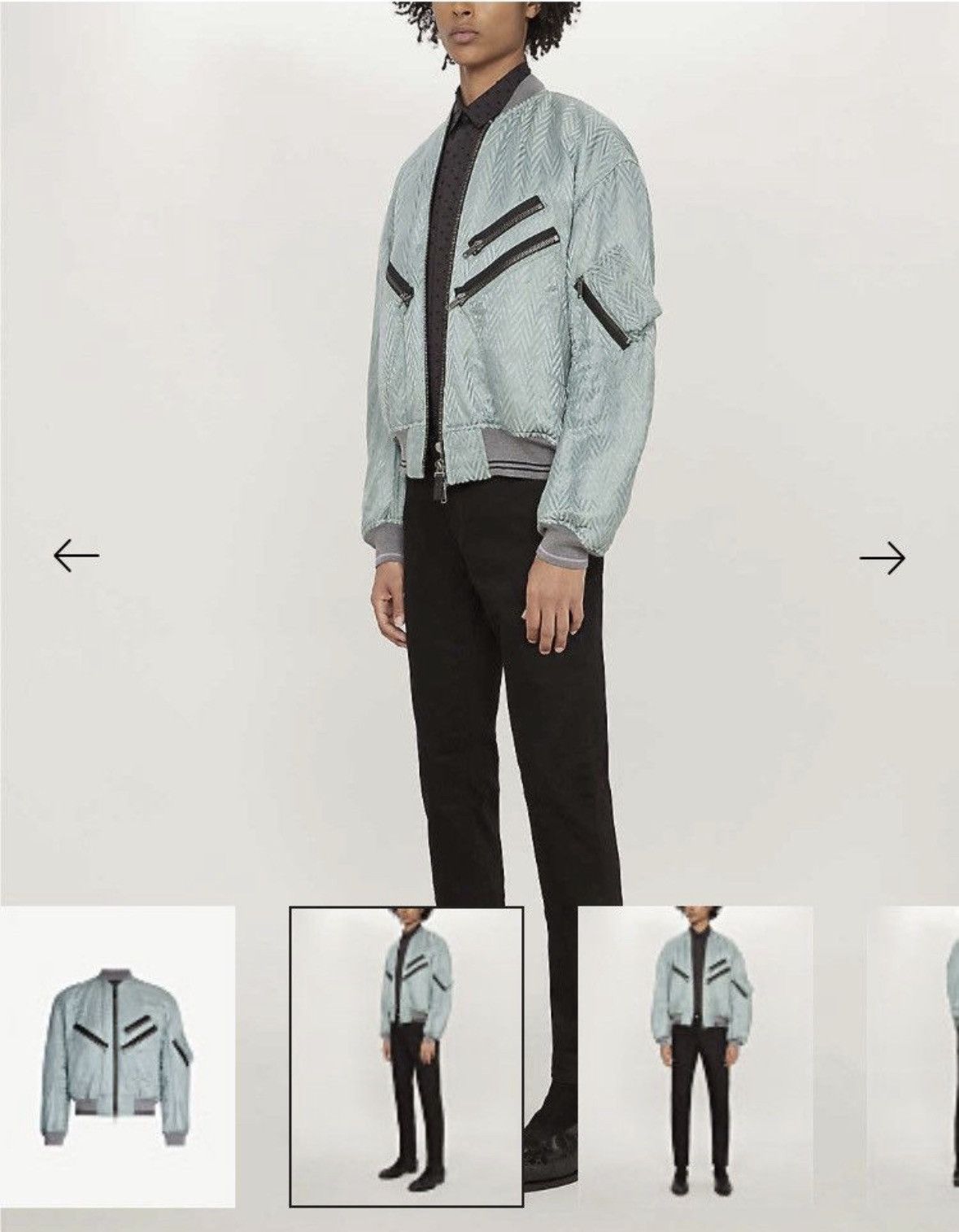Haider Ackermann Haider Ackermann Chevron Bomber jacket Size US M / EU 48-50 / 2 - 10 Thumbnail