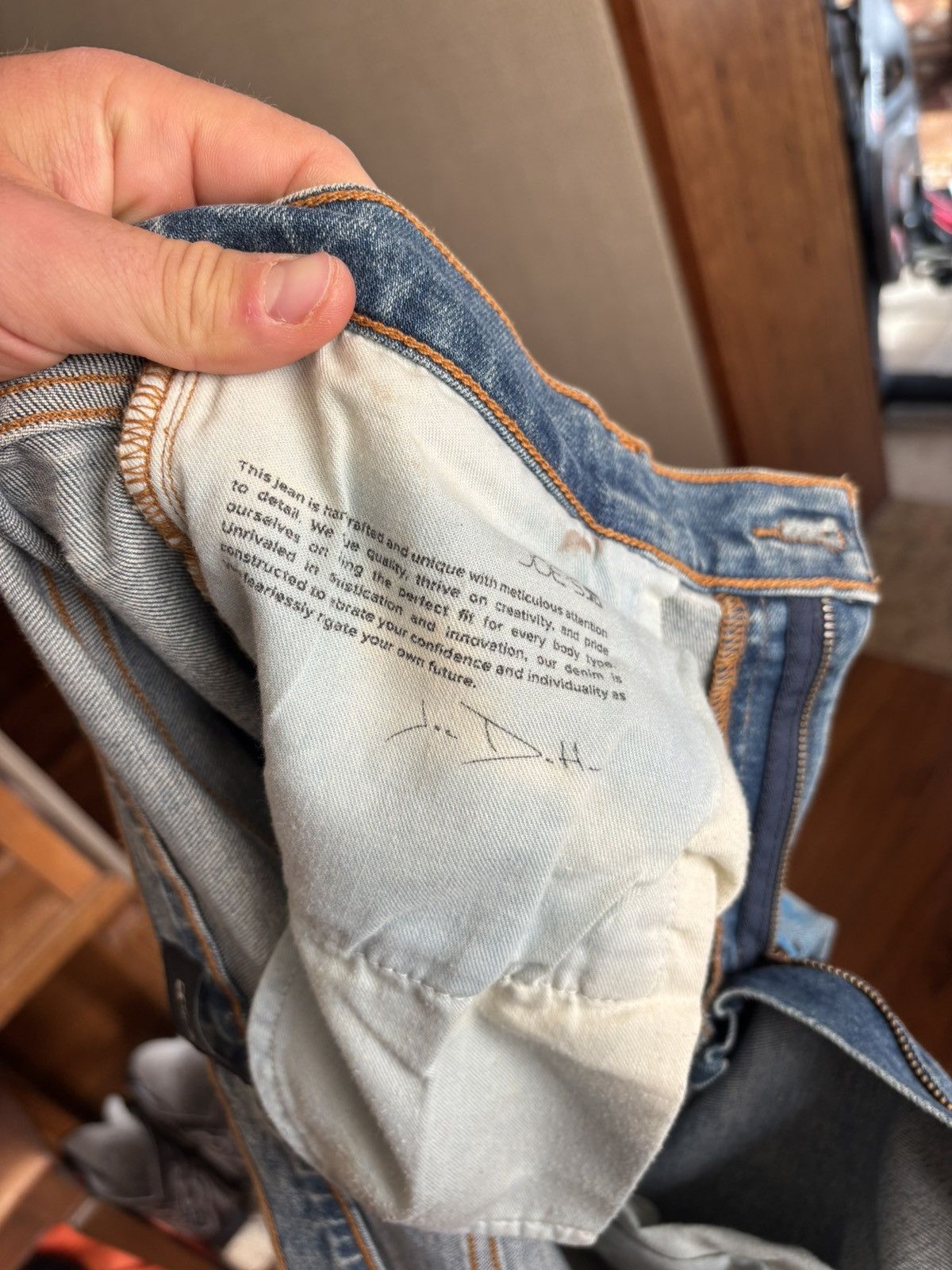 Joe's Joes Jeans~~Handpainted denim Size US 32 / EU 48 - 4 Thumbnail