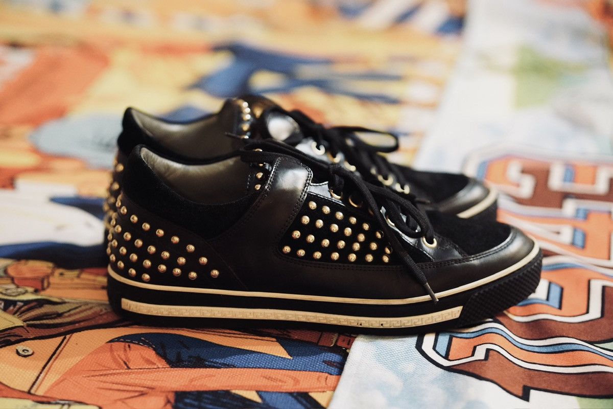 Versace Versace rivet casual shoes Size US 7 / EU 40 - 3 Thumbnail