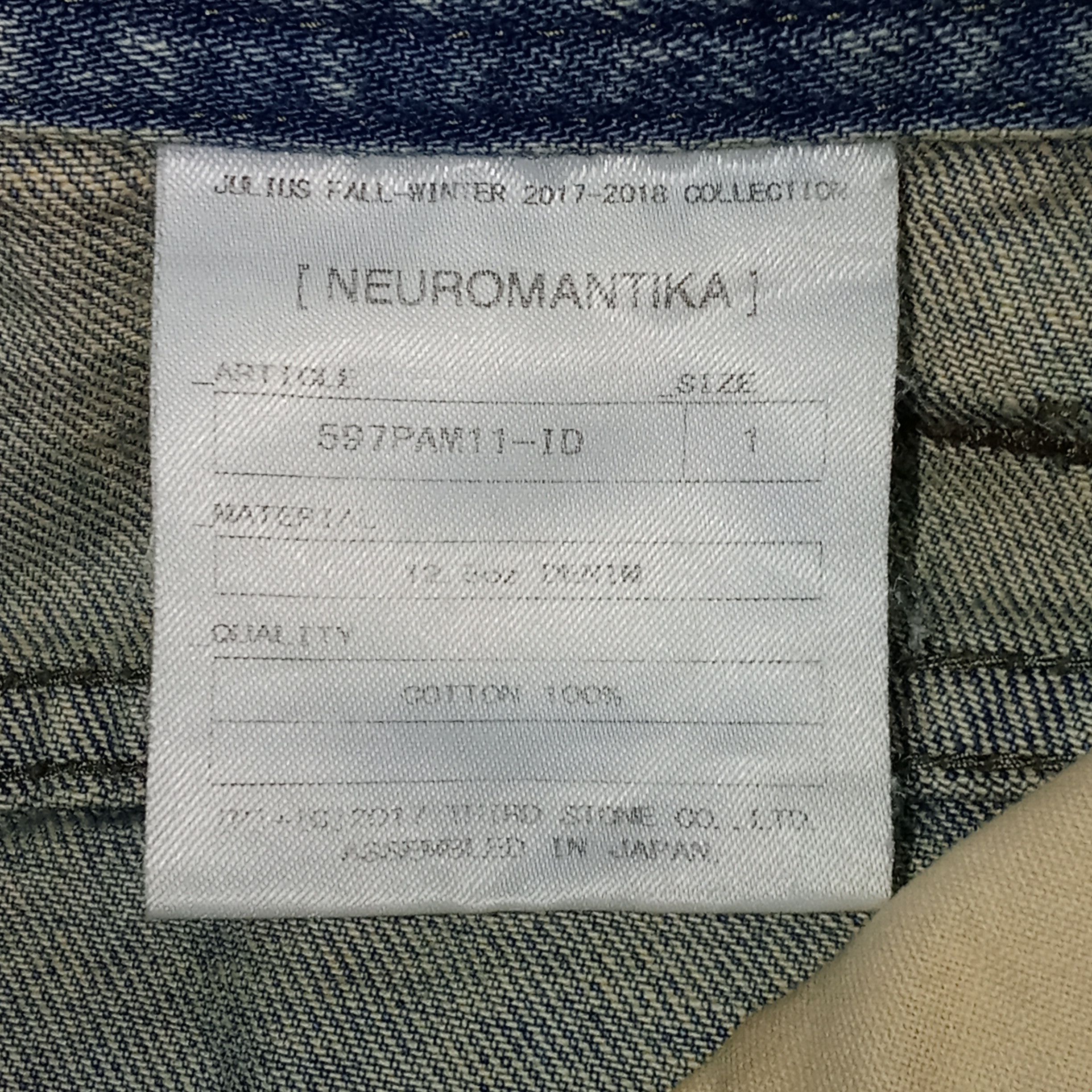 Julius Julius 7 S/S'17-18 Neuromantika - Distress Denim Size US 32 / EU 48 - 7 Thumbnail