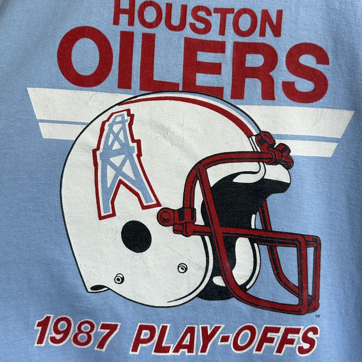 NFL × Vintage VINTAGE HOUSTON OILERS 1987 PLAY-OFFS NFL TEE SINGLE STITCH Size US L / EU 52-54 / 3 - 3 Thumbnail