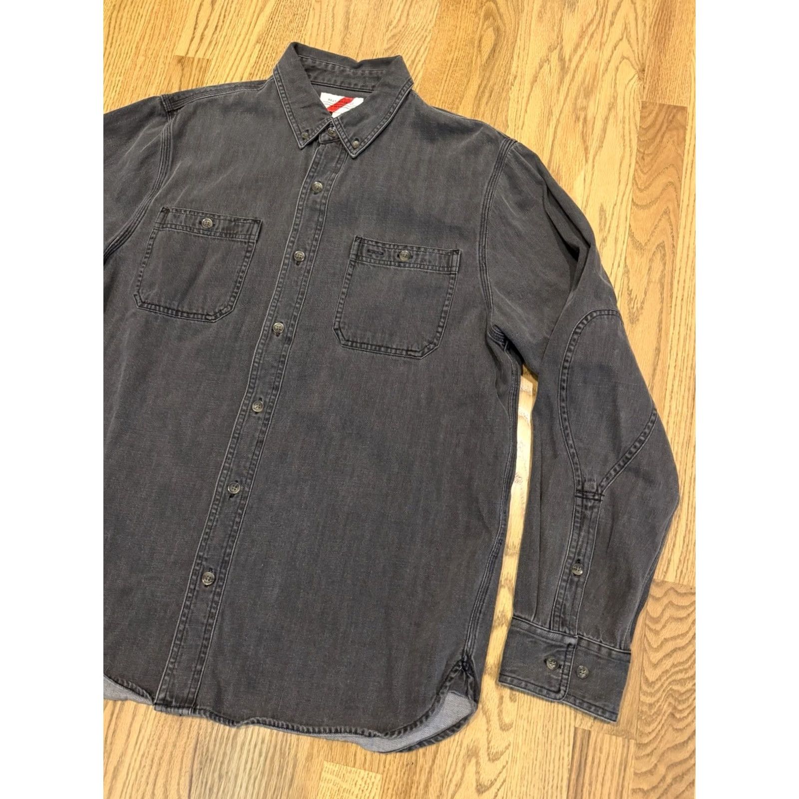 CO Best Made Co Denim Button-Up Shirt Men’s Size L Long Sleeve Gray Size US L / EU 52-54 / 3 - 6 Thumbnail