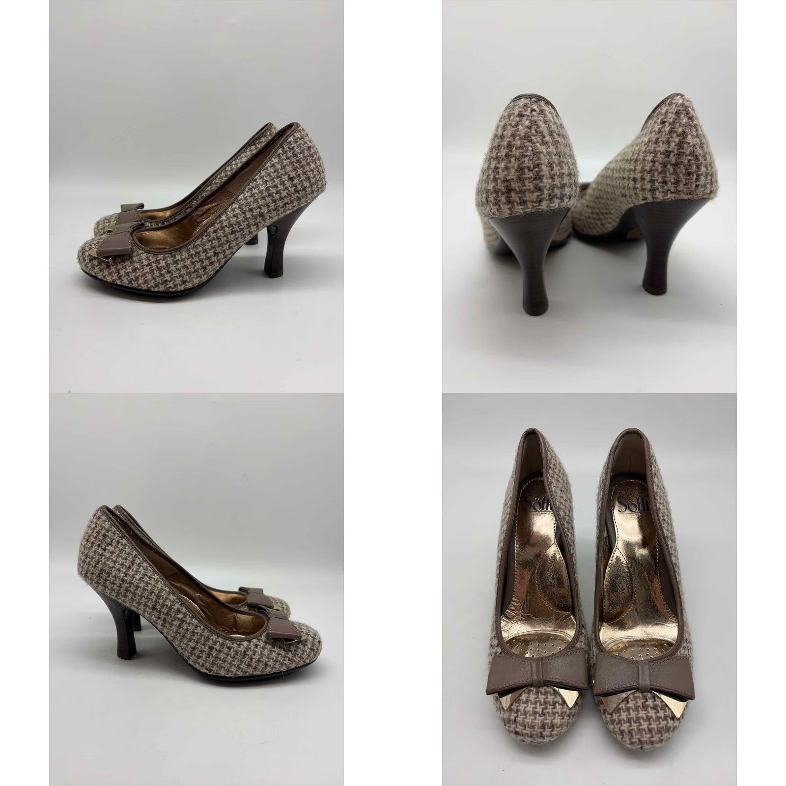 Vintage Sofft Grey Size 8 Pump Heels Size US 8 / IT 38 - 8 Thumbnail