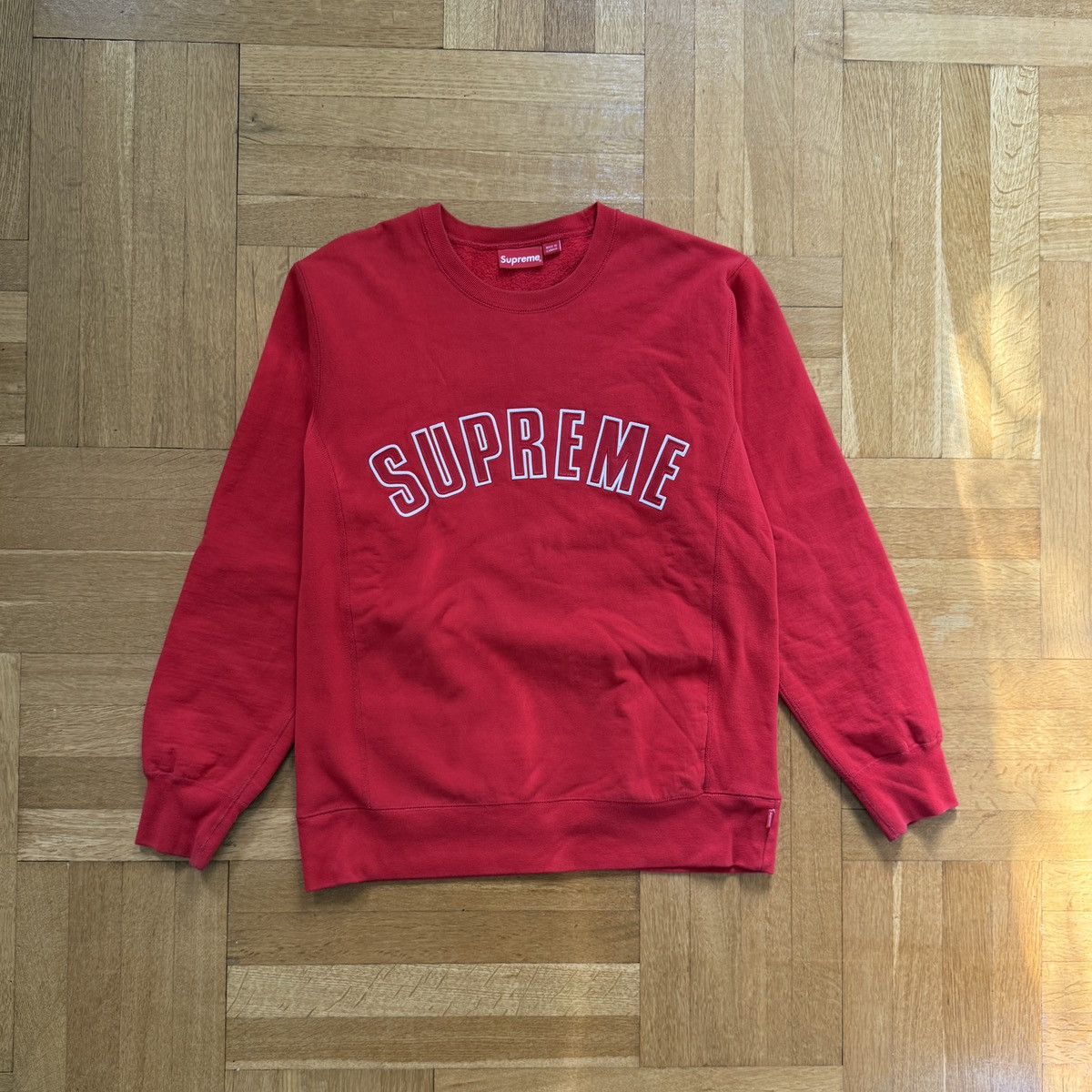 Supreme Red Arc Logo FW 15