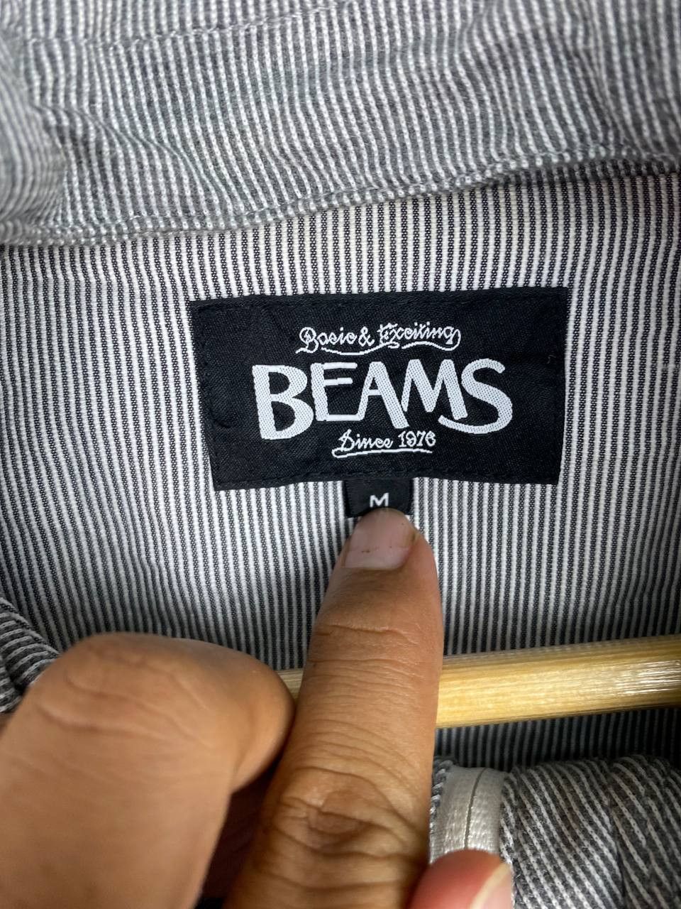 Beams Japan beautiful basic and exciting beams checkered jacket Size US M / EU 48-50 / 2 - 7 Thumbnail