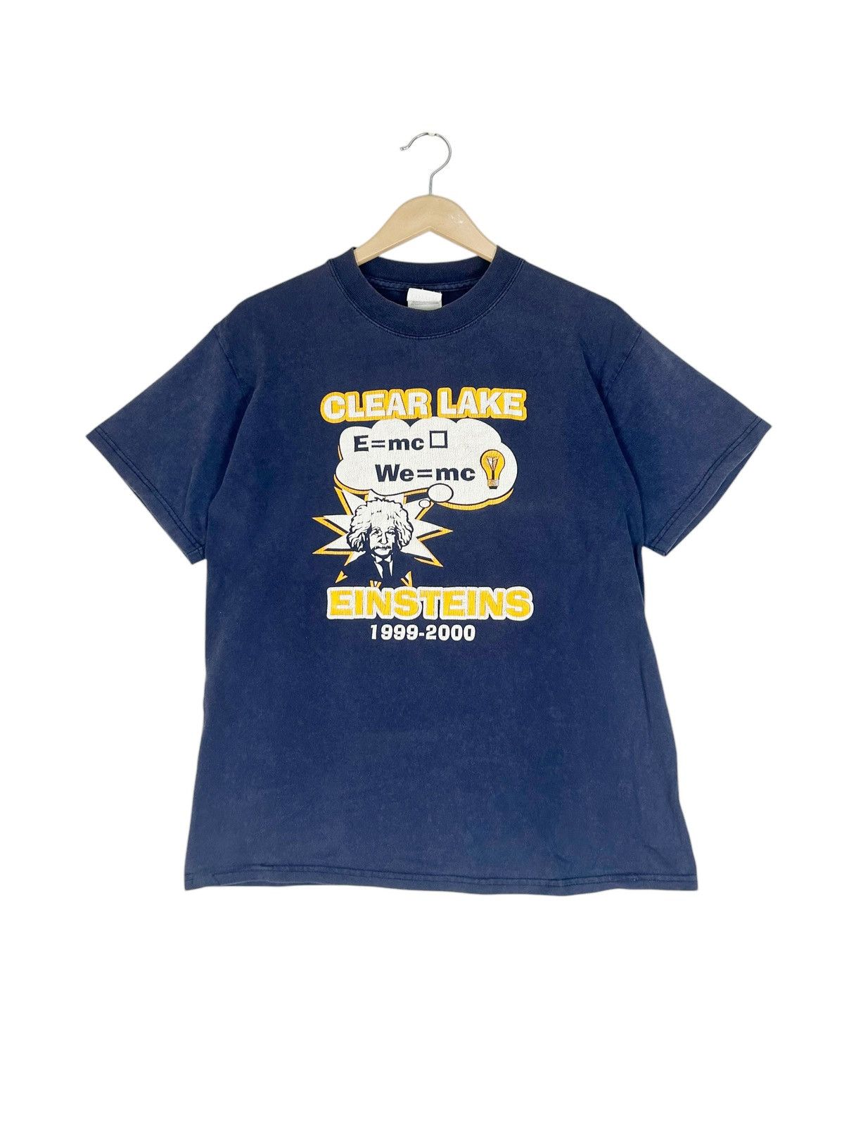 Vintage Vintage Einstein Clear Lake/ Science Formula Graphic Tee Size US M / EU 48-50 / 2 - 1 Thumbnail