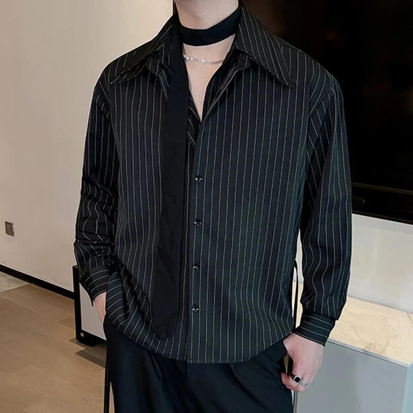 Other Double Layer Pinstripe Shirt Size US M / EU 48-50 / 2 - 7 Thumbnail