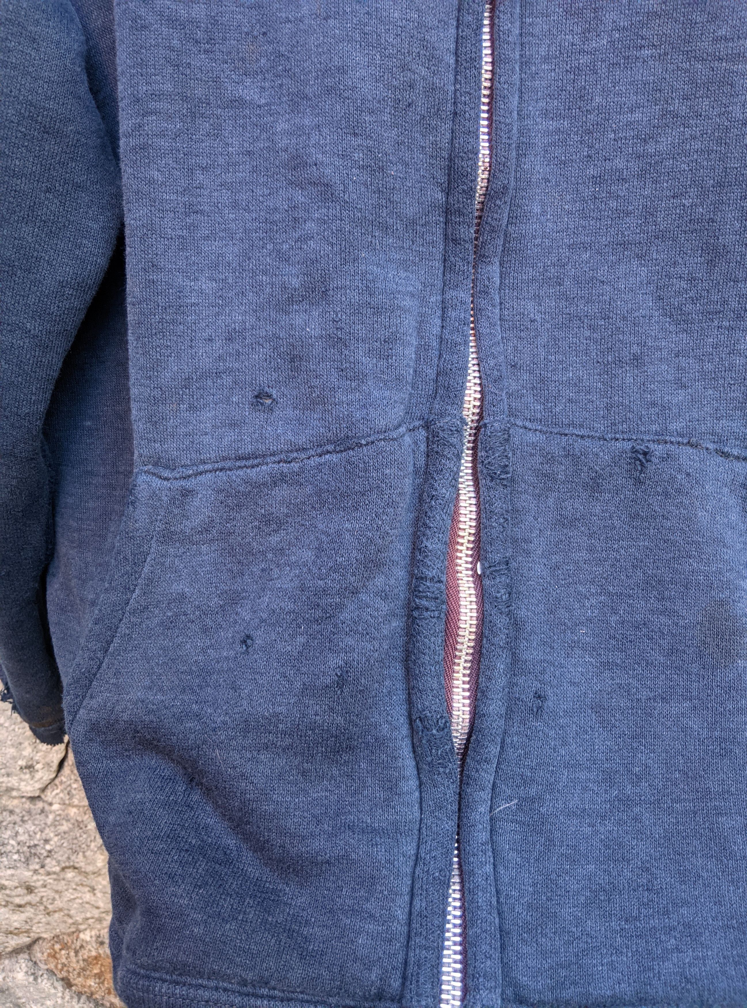 Vintage Vintage 60s thrashed hoodie thermal sun fade distressed Size US M / EU 48-50 / 2 - 7 Thumbnail