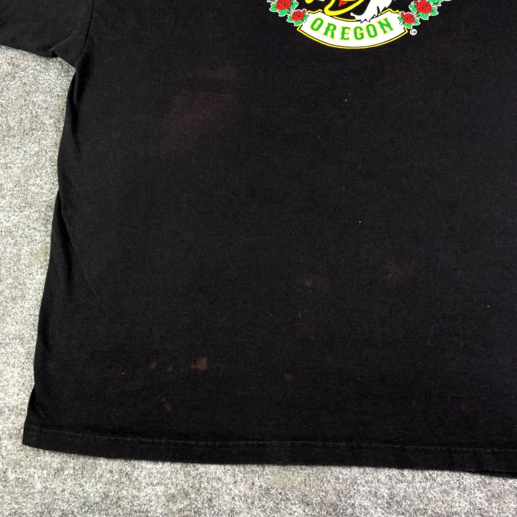 Vintage Oregon Ducks Grateful Dead Shirt Mens 3XL Black Grateful Ducks Graphic Tee Size US XXL / EU 58 / 5 - 7 Thumbnail