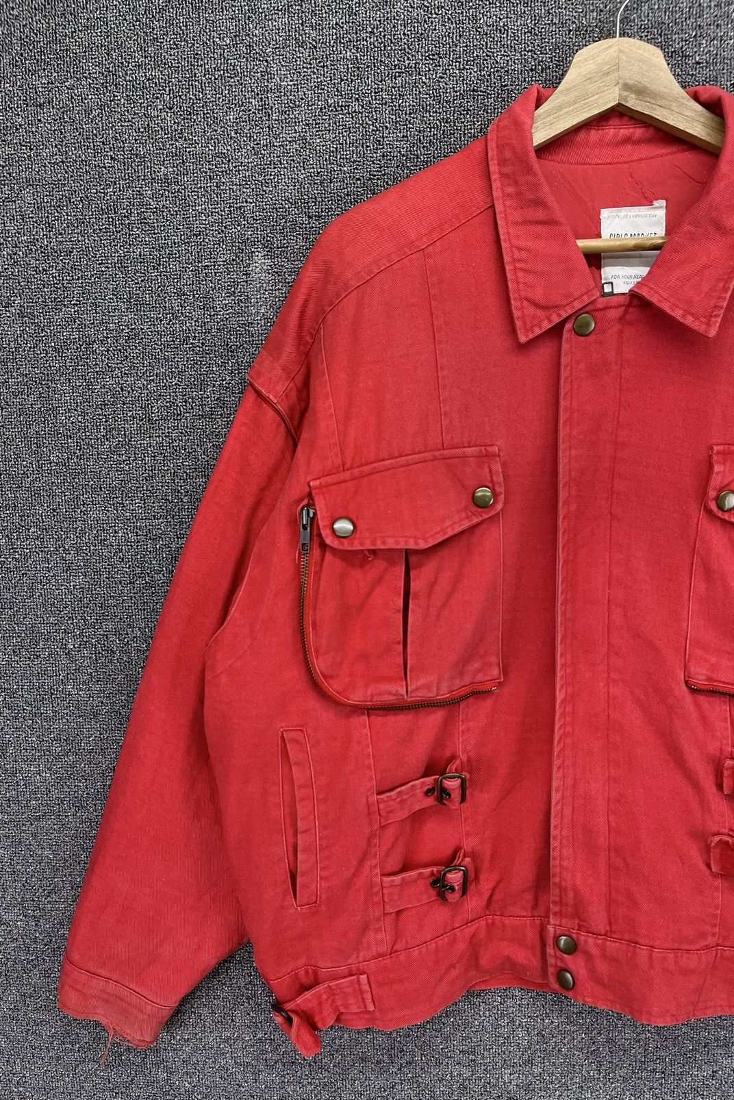 Japanese Brand Vintage Girls Market Trashed Punk Jacket Size US L / EU 52-54 / 3 - 3 Thumbnail