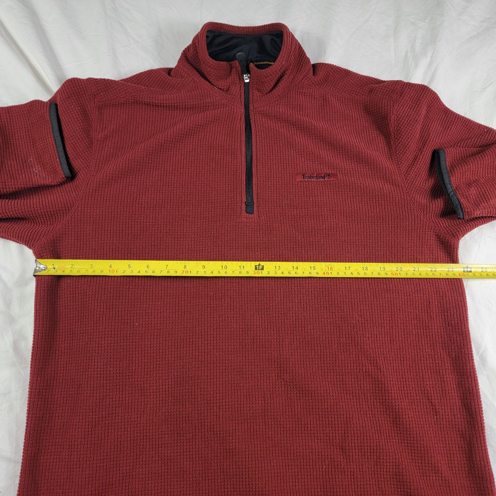 Timberland Timberland Mens Large Red 1/4 Zip Pullover Sweater Casual Ou Size US L / EU 52-54 / 3 - 5 Thumbnail